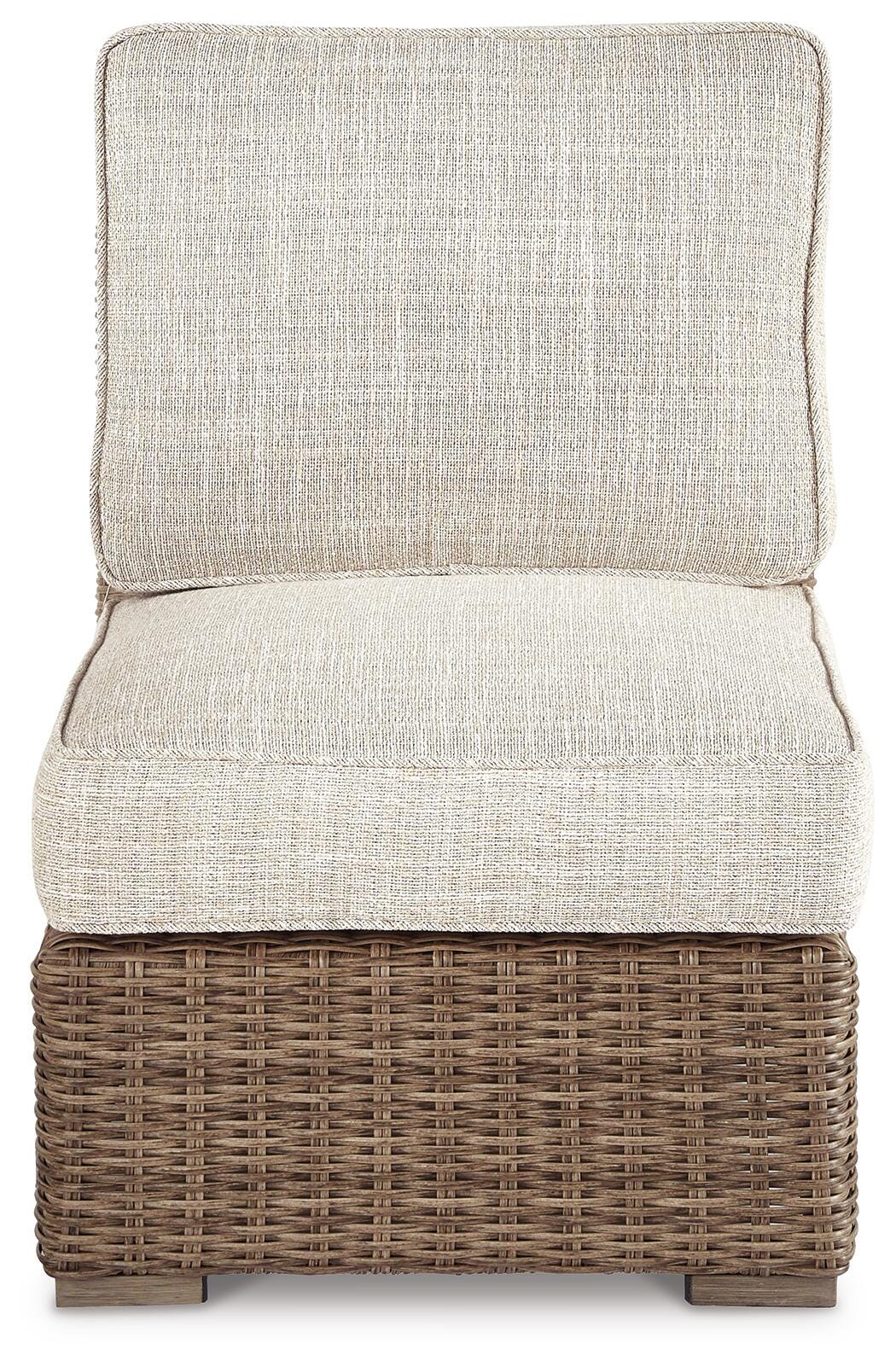 Beachcroft Outdoor Armless Chair with Cushion - image 3