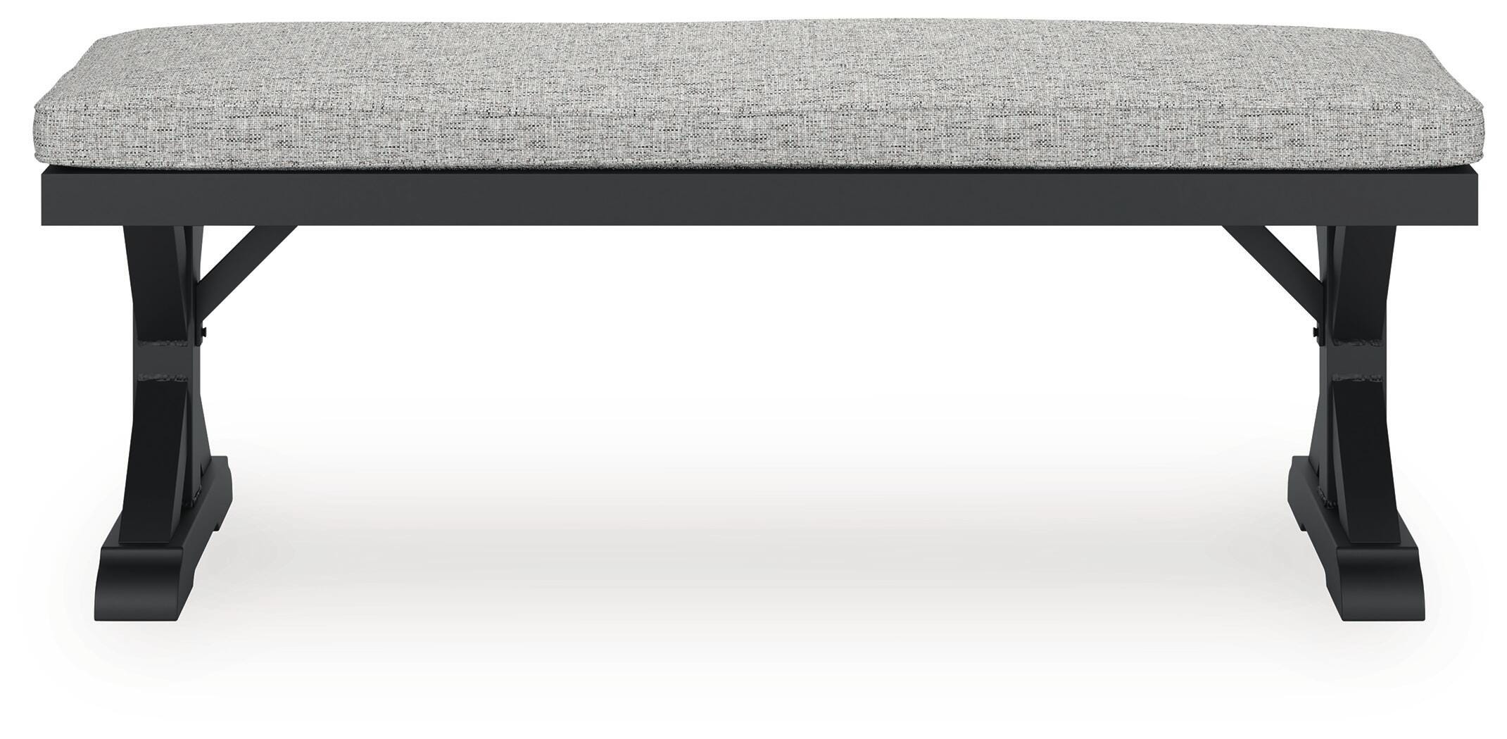 Beachcroft Outdoor Bench with Cushion, , large