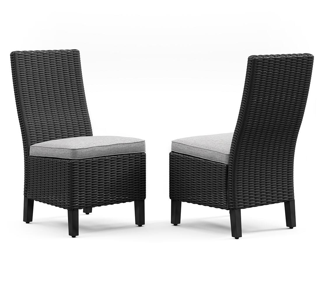 Beachcroft Outdoor Side Chair with Cushion (Set of 2), , large