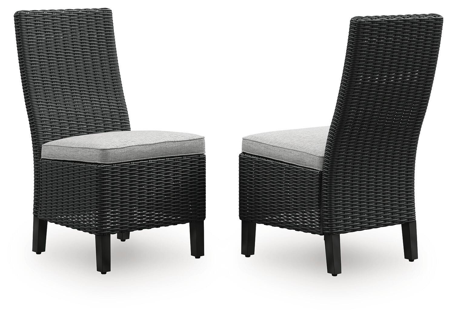 Silla auxiliar de exterior Beachcroft con cojín (juego de 2) - image 2