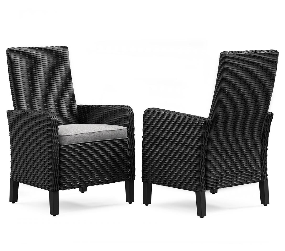 Beachcroft Outdoor Arm Chair with Cushion (Set of 2), , large