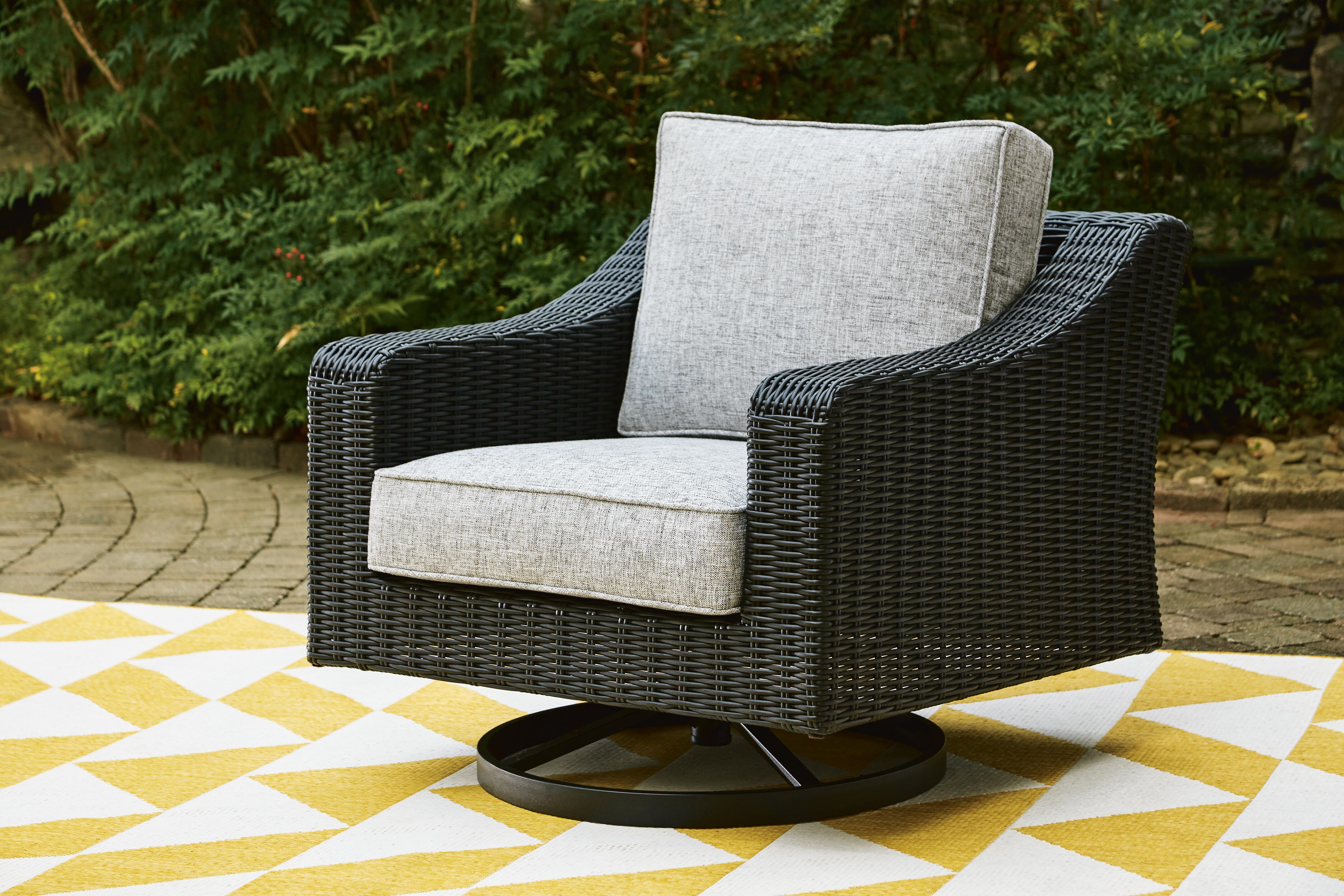 Beachcroft Outdoor Swivel Lounge with Cushion - image 1