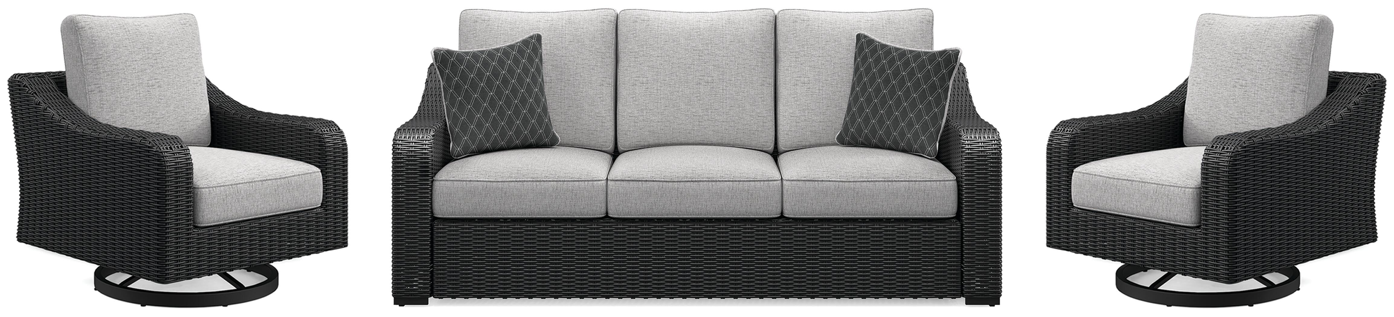Beachcroft Outdoor Sofa and 2 Lounge Chairs - image 1