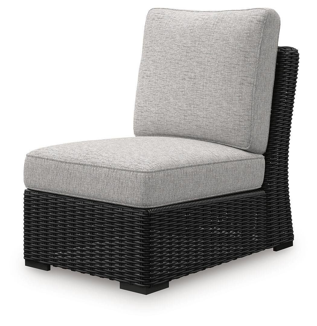 Beachcroft Outdoor Armless Chair with Cushion - image 3