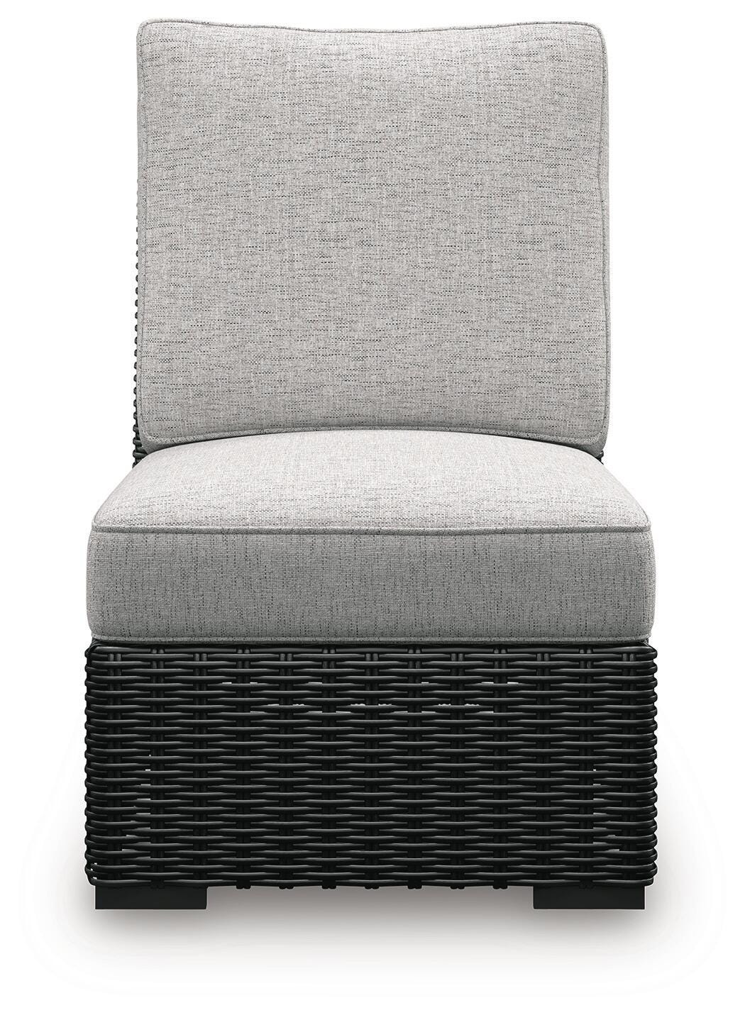 Beachcroft Outdoor Armless Chair with Cushion - image 4