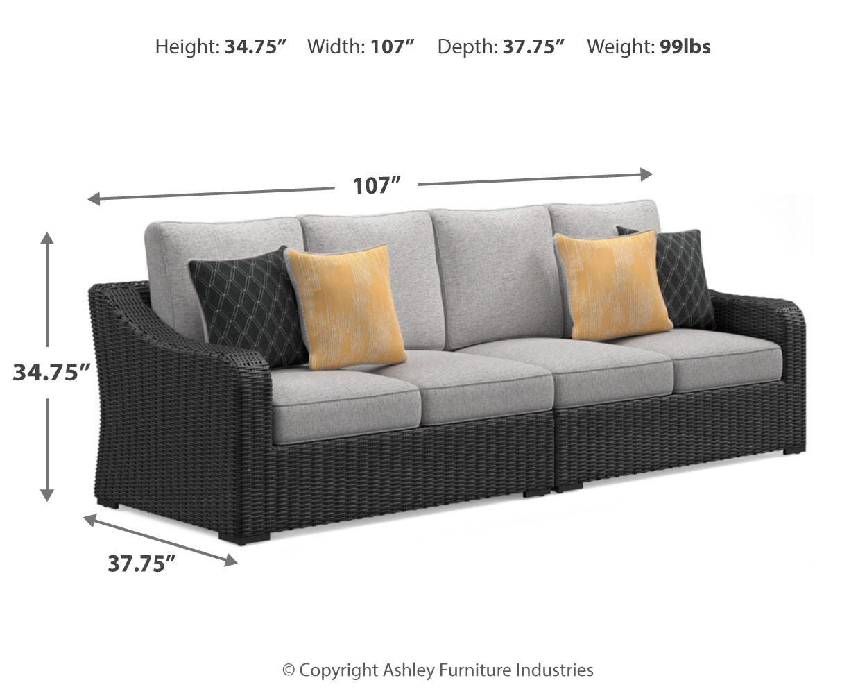 Beachcroft 5-Piece Outdoor Sectional - image 18