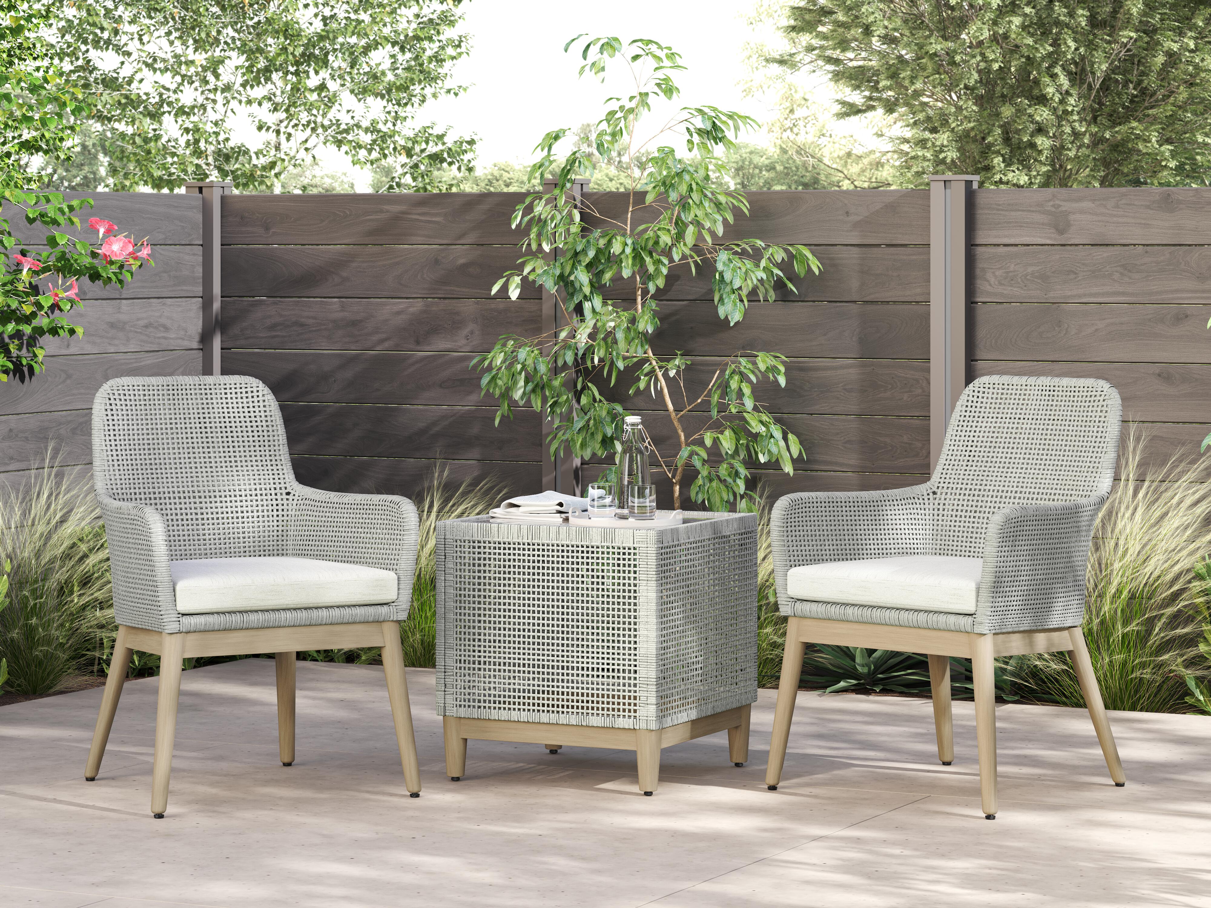 Seton Creek 2 Outdoor Chairs with End Table, , rollover
