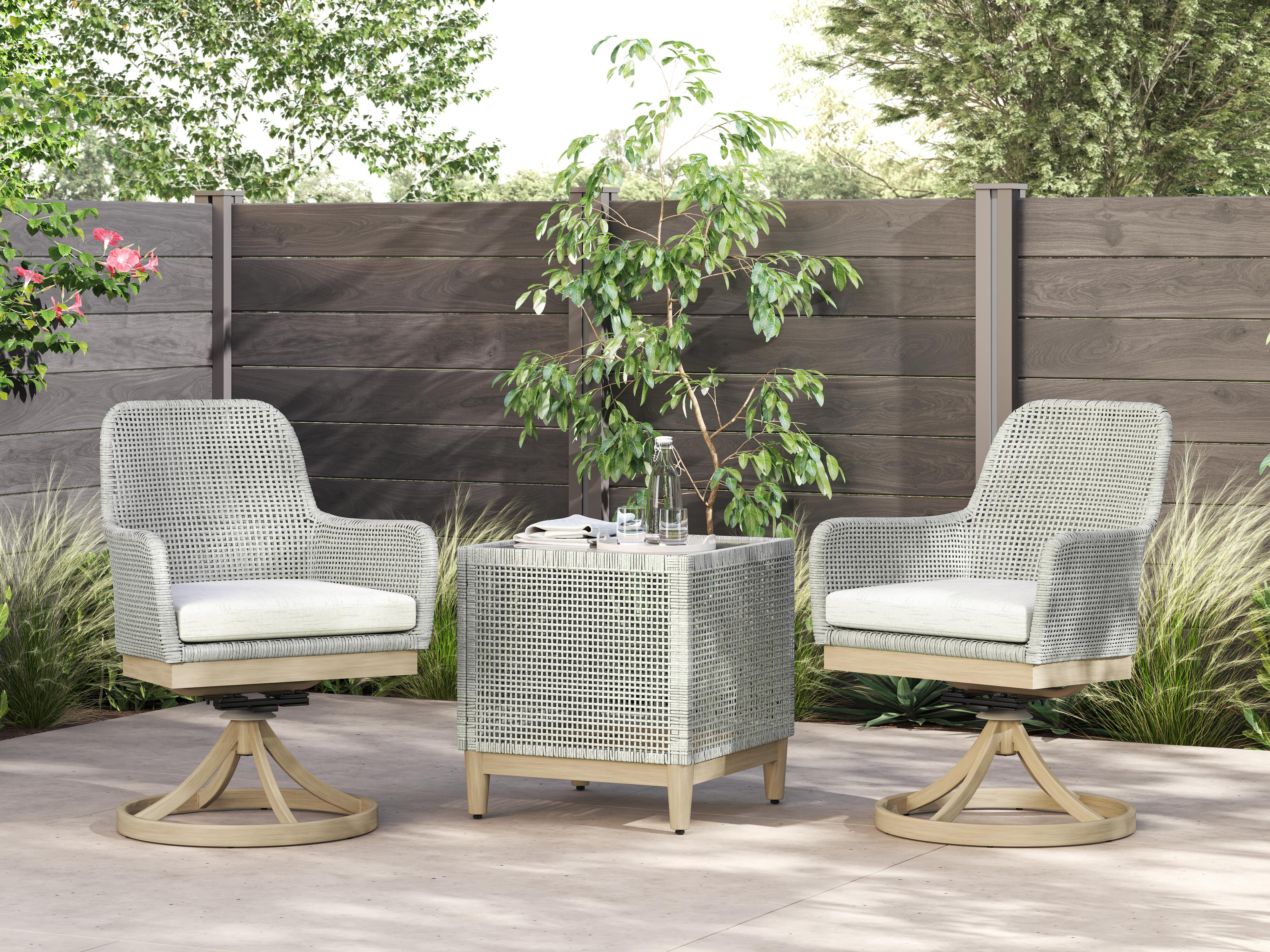 Seton Creek 2 Outdoor Chairs with End Table, , rollover