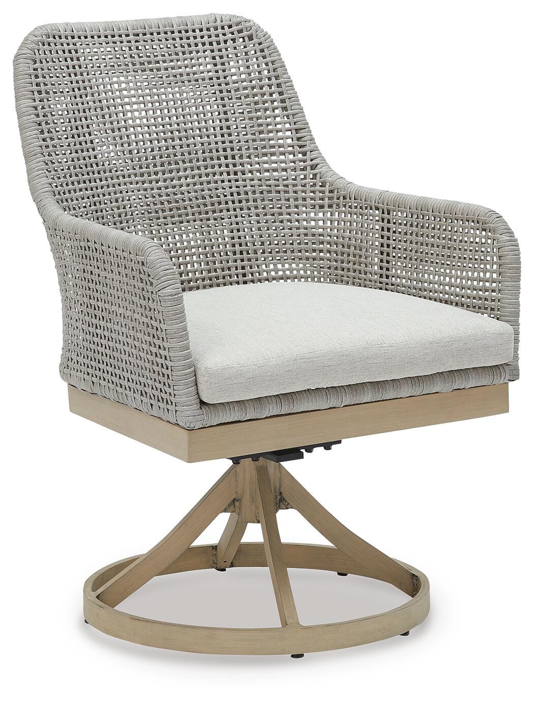 Seton Creek Outdoor Swivel Dining Chair (Set of 2) - image 3