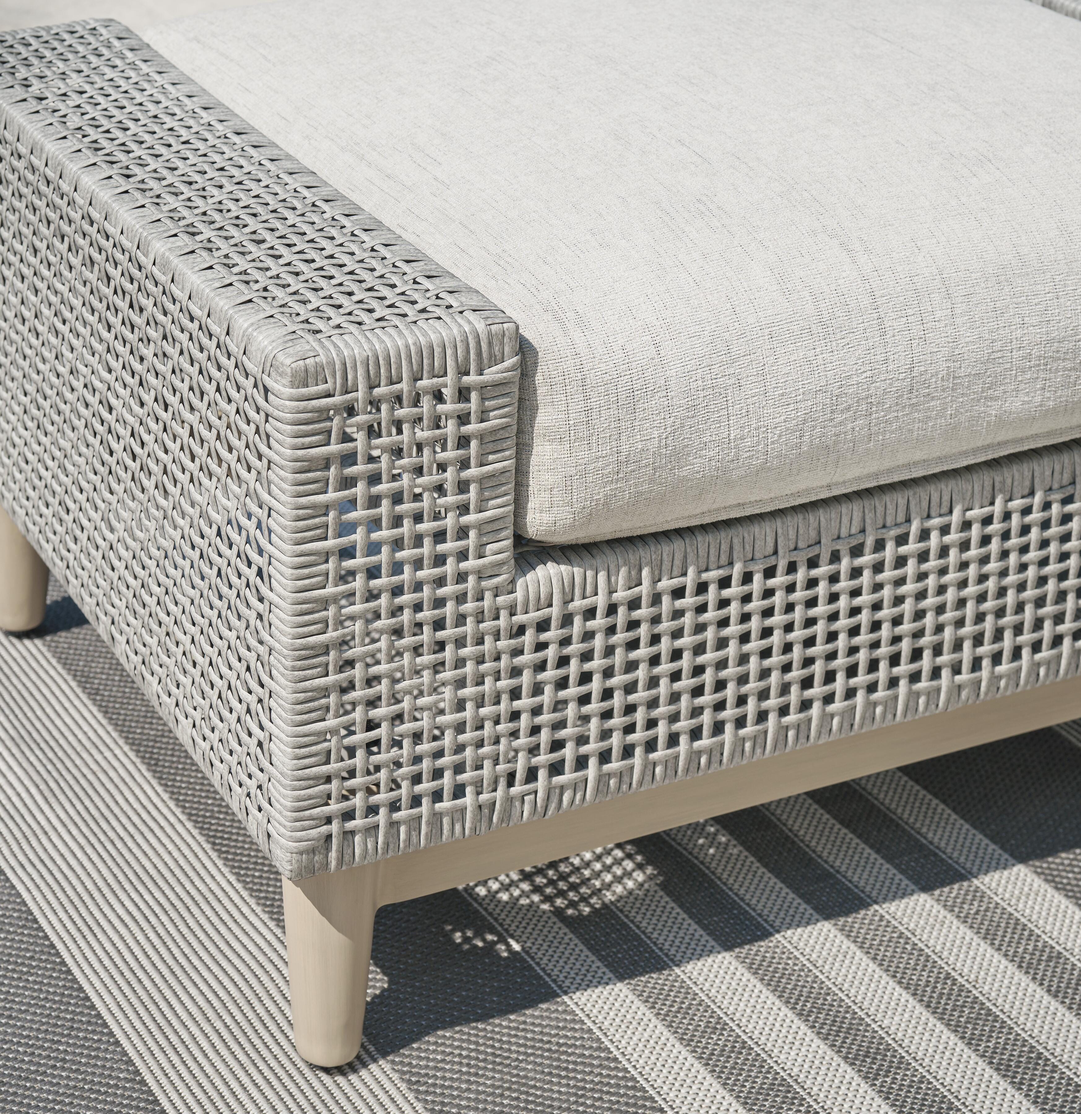 Seton Creek Outdoor Ottoman with Cushion - image 6