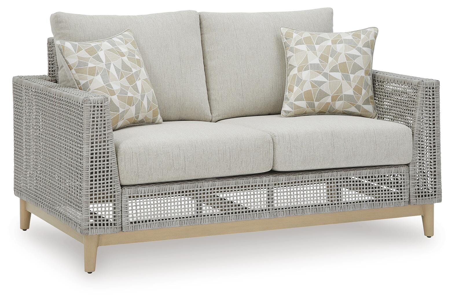 Seton Creek Outdoor Loveseat with Cushion - image 2