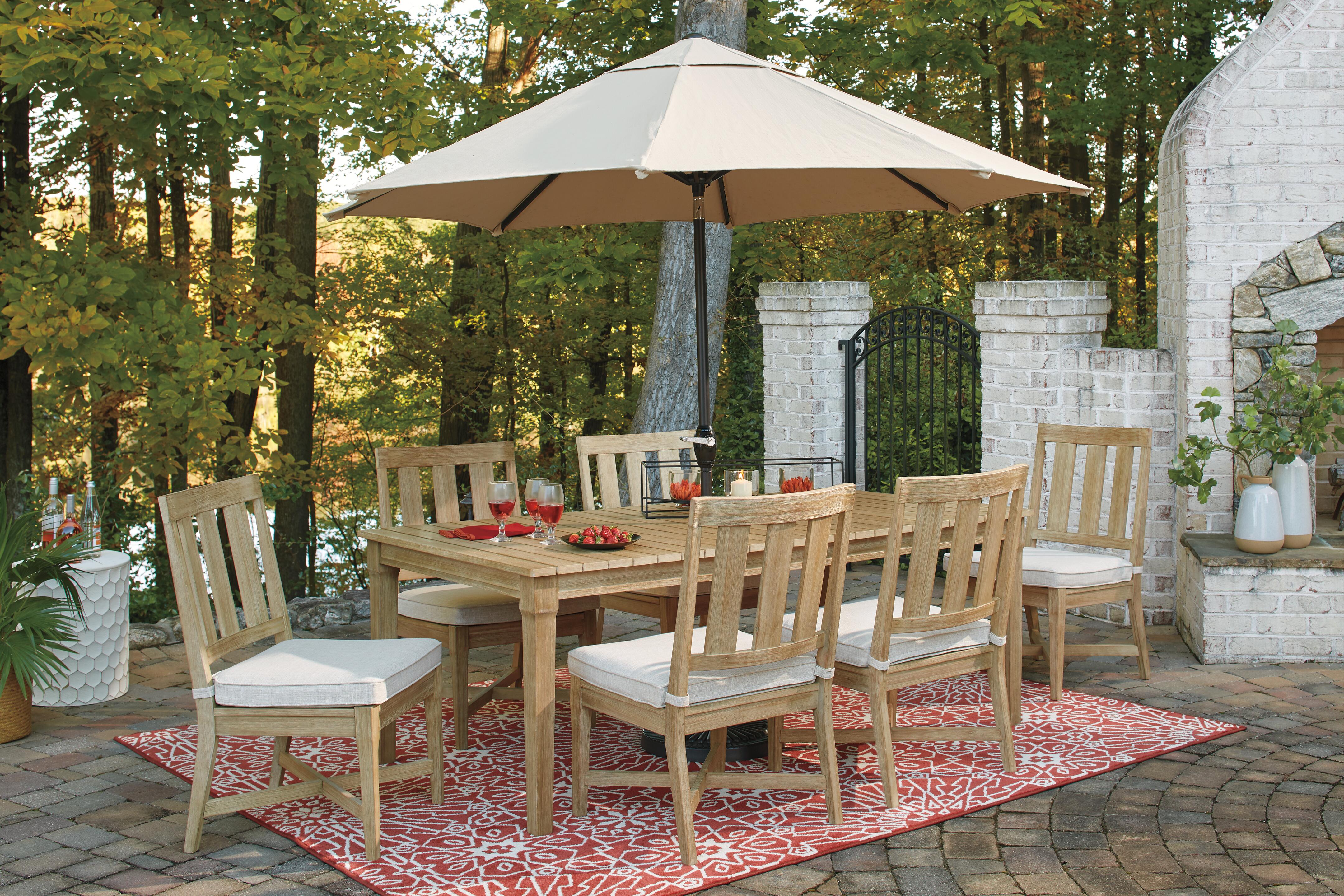 Clare View Dining Table with Umbrella Option - image 3