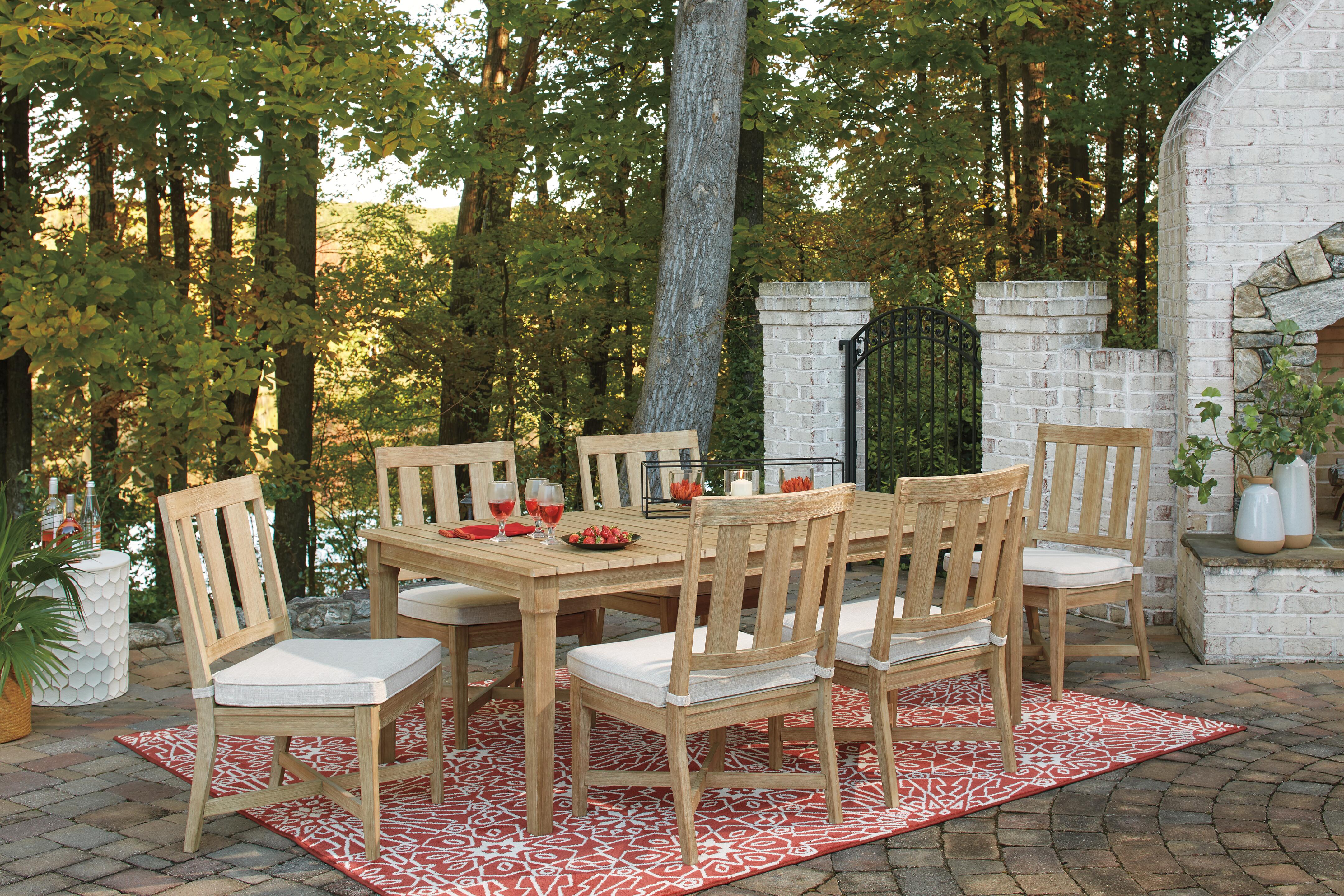 Clare View Dining Table with Umbrella Option - image 1
