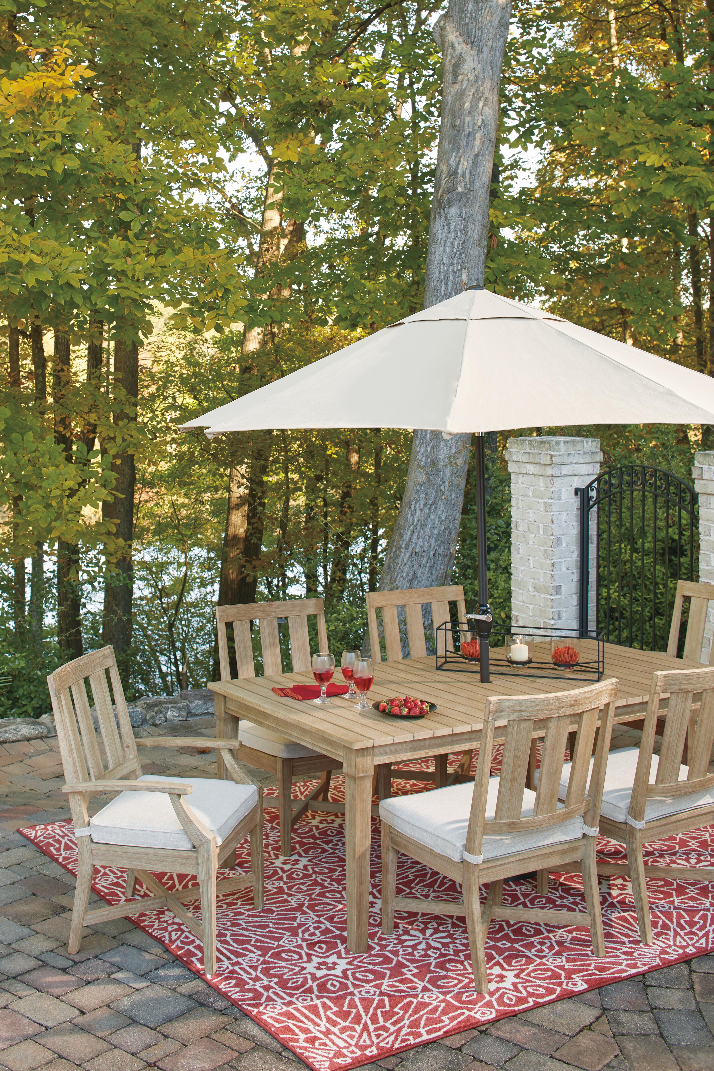 Clare View Dining Table with Umbrella Option - image 6