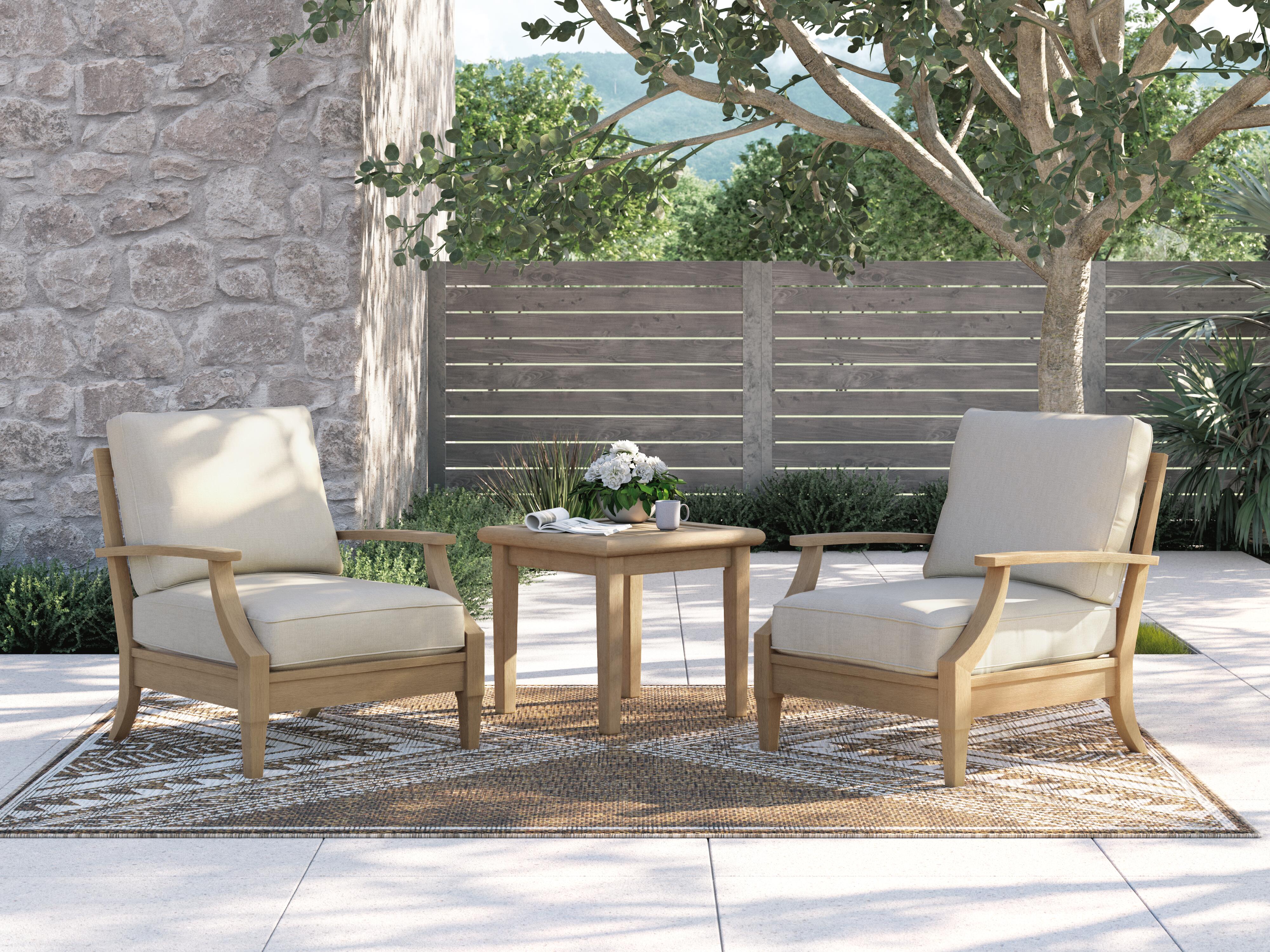 Clare View 2 Outdoor Chairs with End Table, , rollover