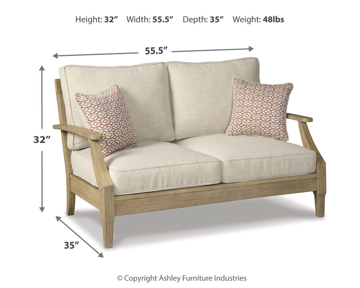 Clare View Loveseat with Cushion - image 5