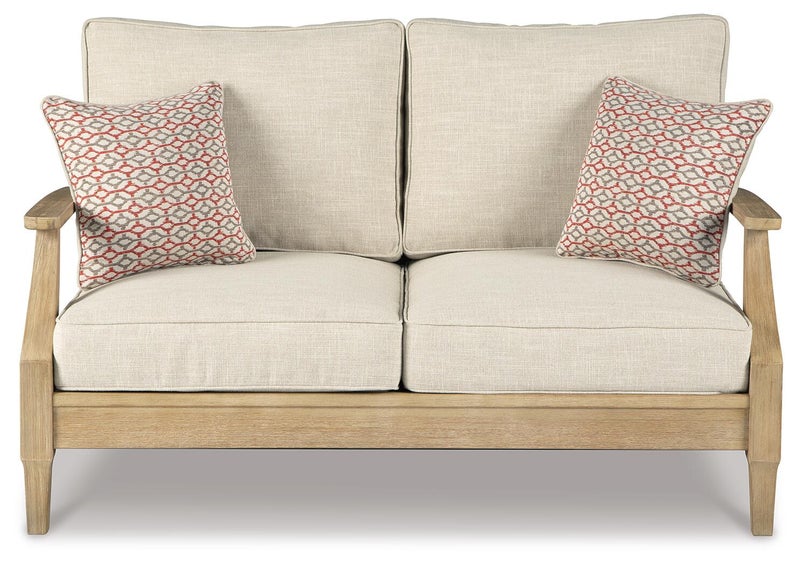 Clare View Outdoor Loveseat, Beige