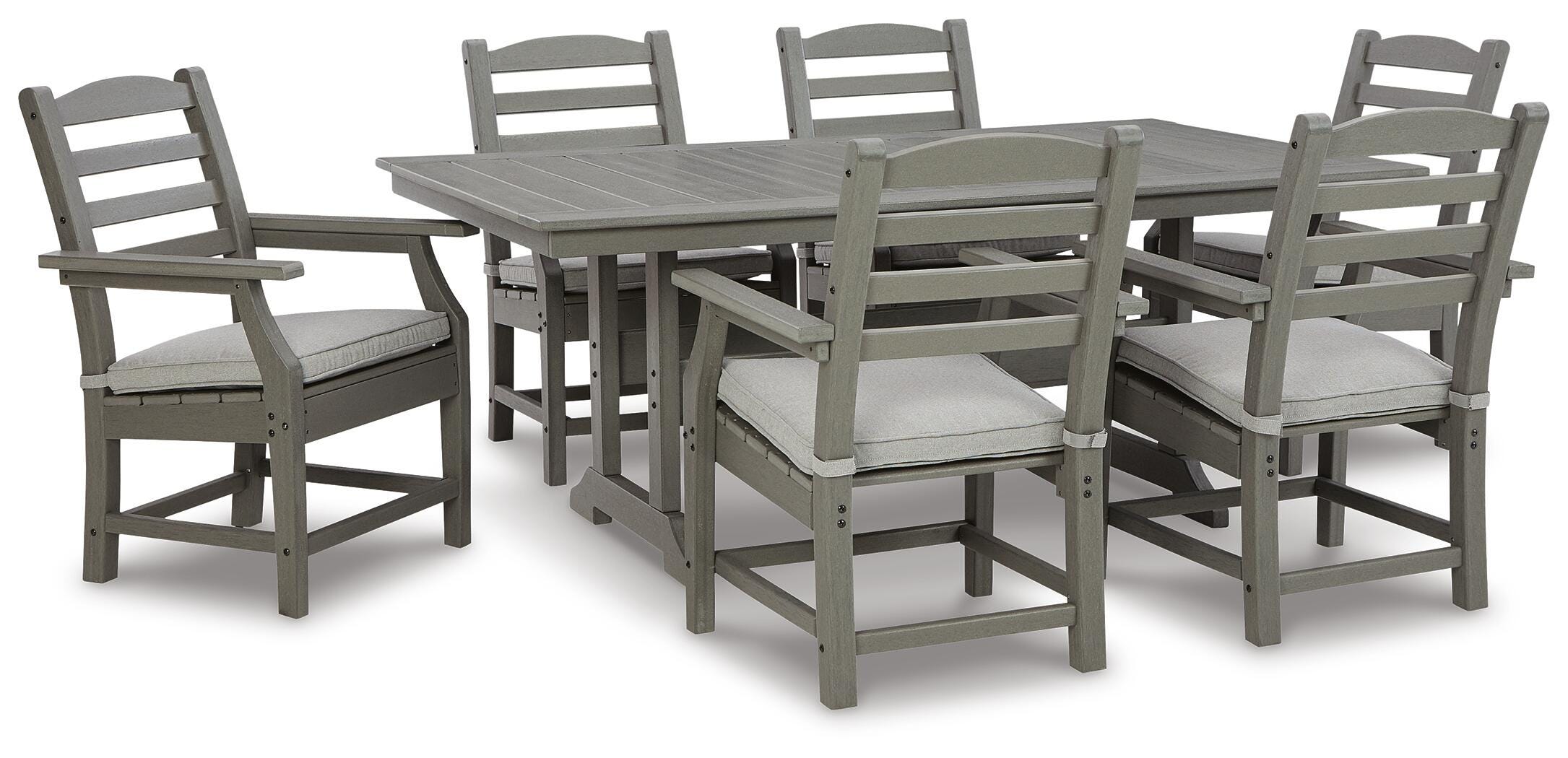 Mesa de comedor Visola para exterior con 6 sillas - image 2