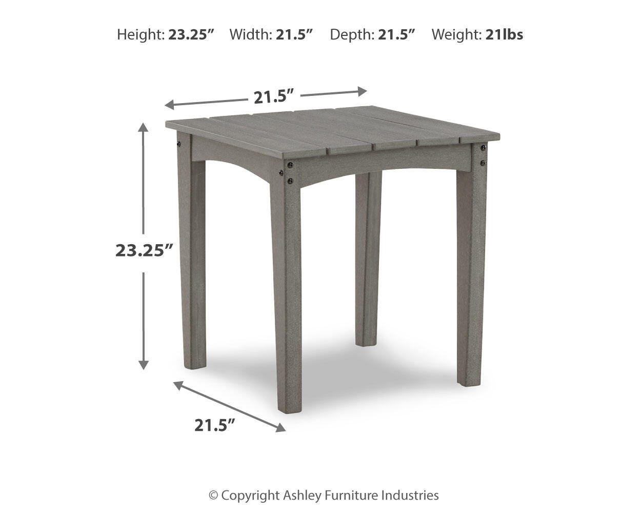Visola Outdoor End Table - image 6