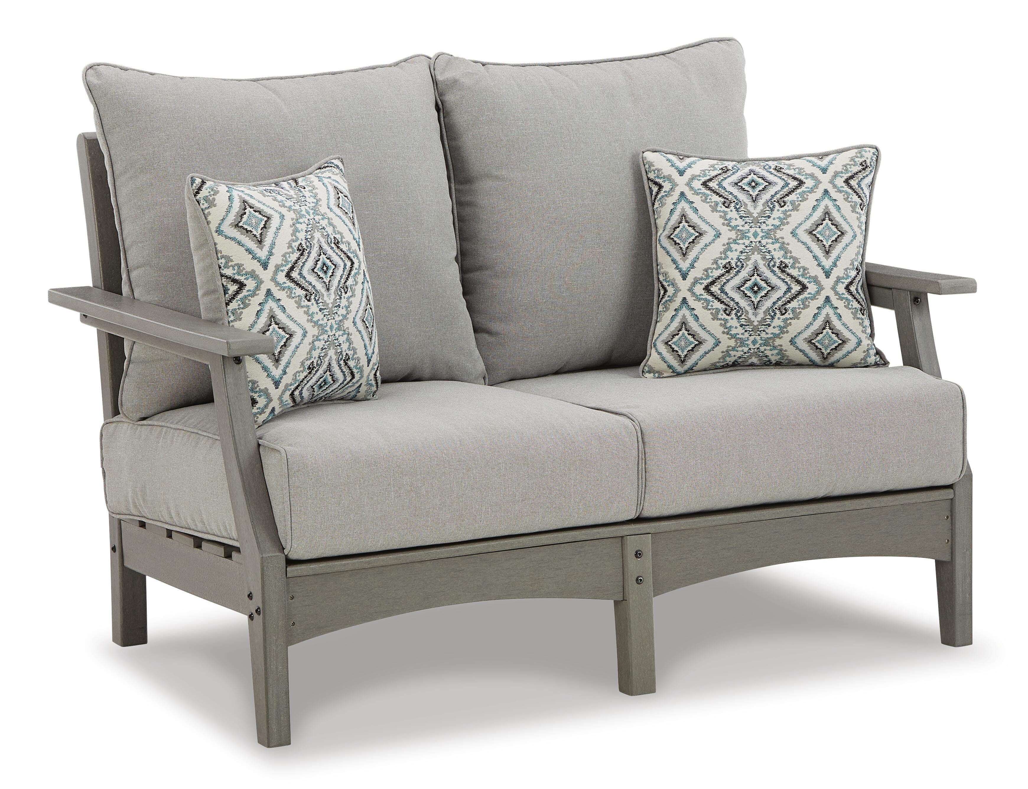 Visola Outdoor Loveseat, 2 Lounge Chairs and Coffee Table - image 3