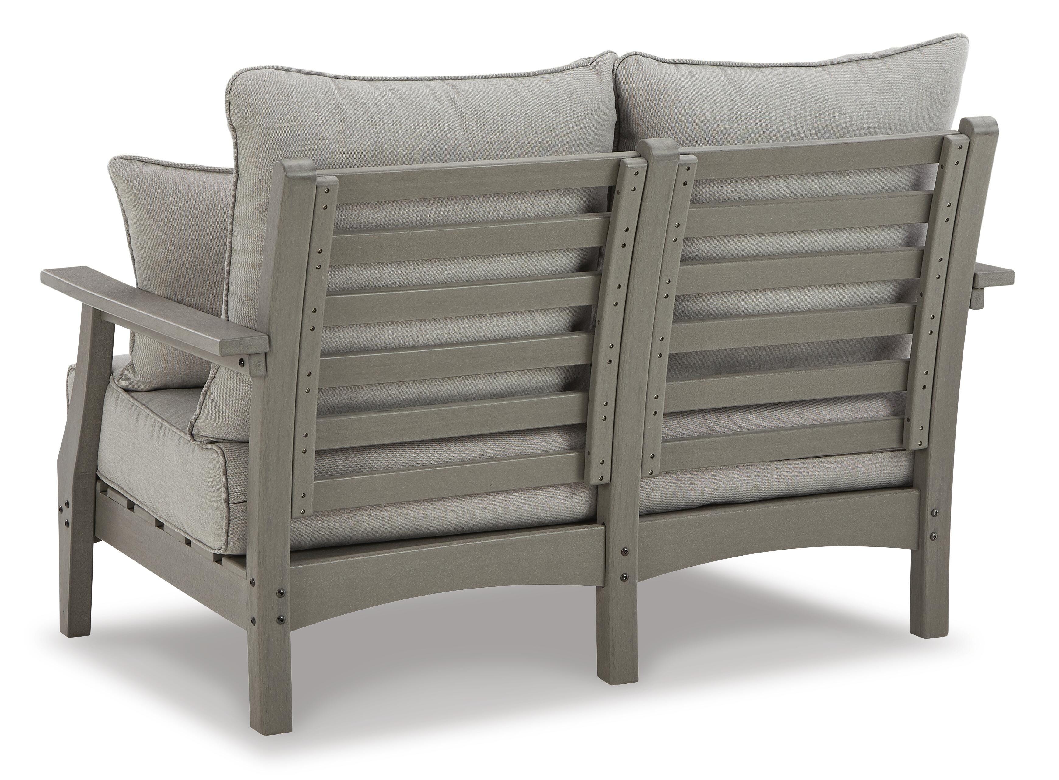 Visola Outdoor Loveseat, 2 Lounge Chairs and Coffee Table - image 5