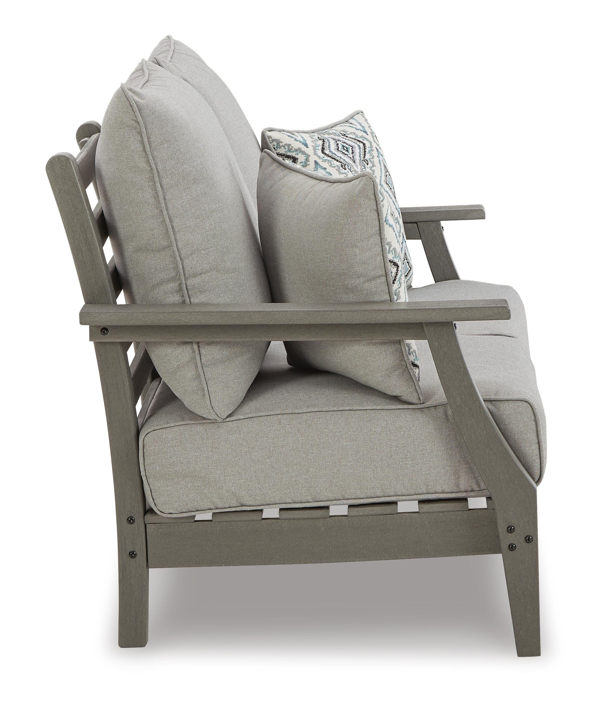 Visola Outdoor Loveseat, 2 Lounge Chairs and Coffee Table - image 6