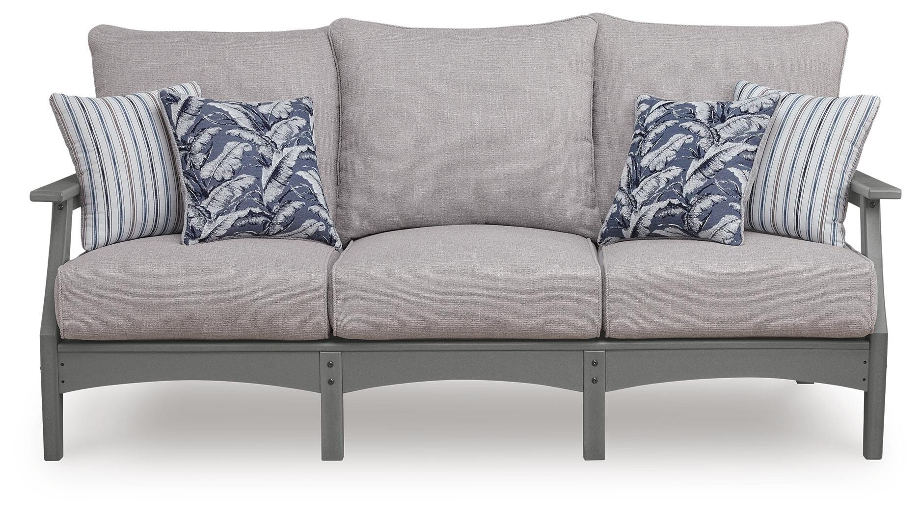 Lone View Bay Outdoor Sofa with Cushion