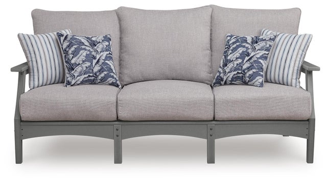 Lone View Bay Outdoor Sofa with Cushion