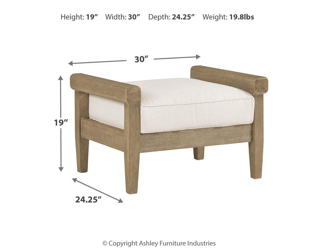 Gerianne Ottoman with Cushion - image 4