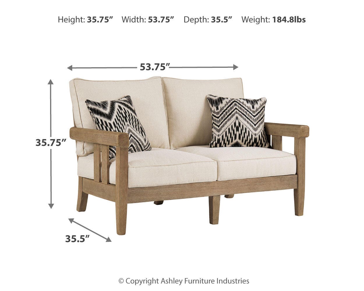 Gerianne Loveseat with Cushion - image 4