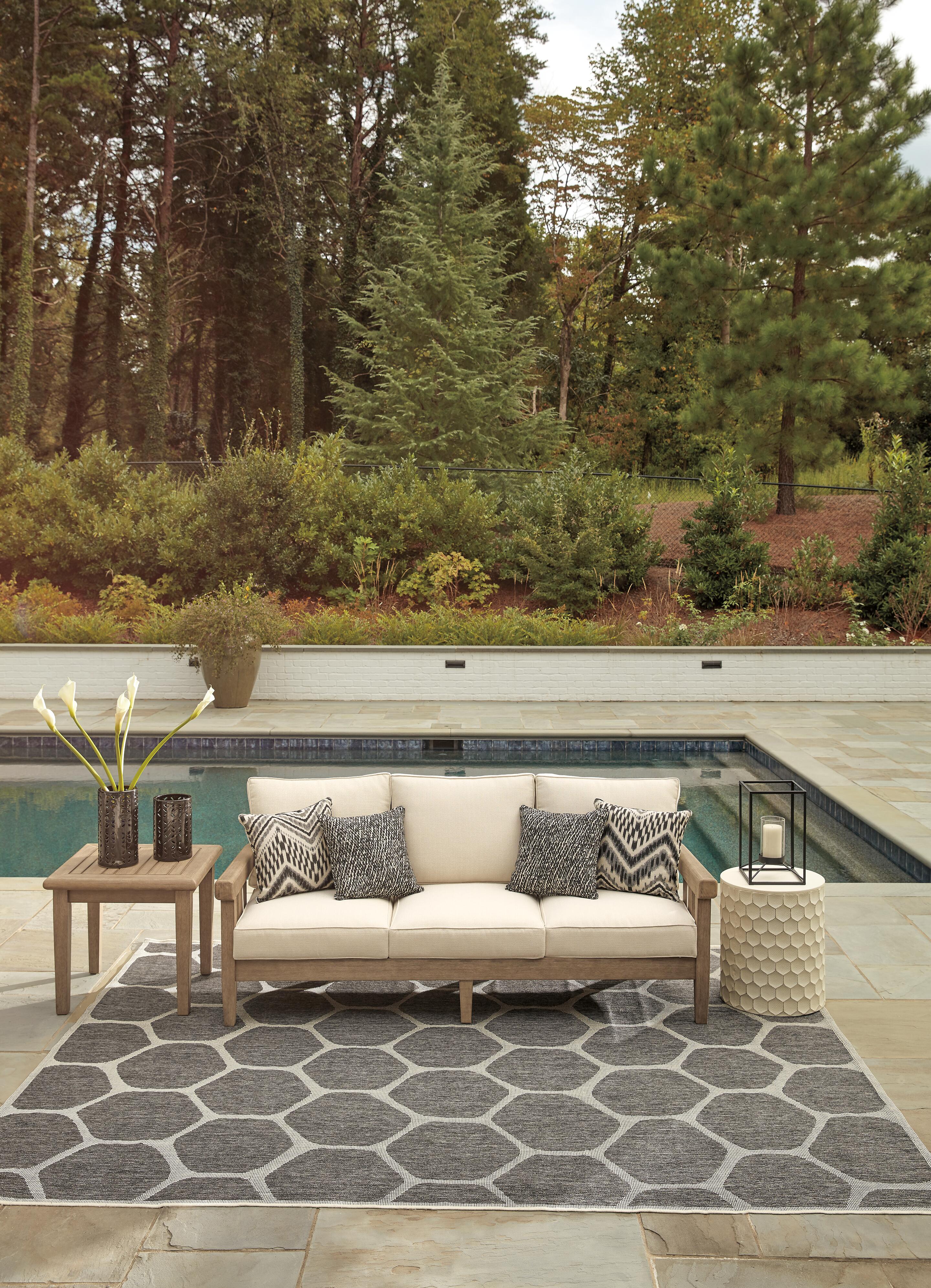 Gerianne Outdoor Sofa, 2 Lounge Chairs and Coffee Table - image 16