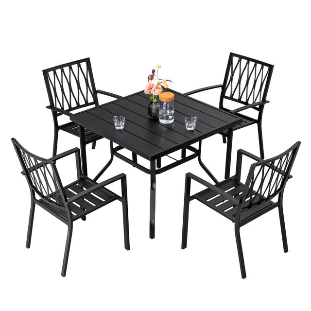 5-Piece Metal Outdoor Dining Set