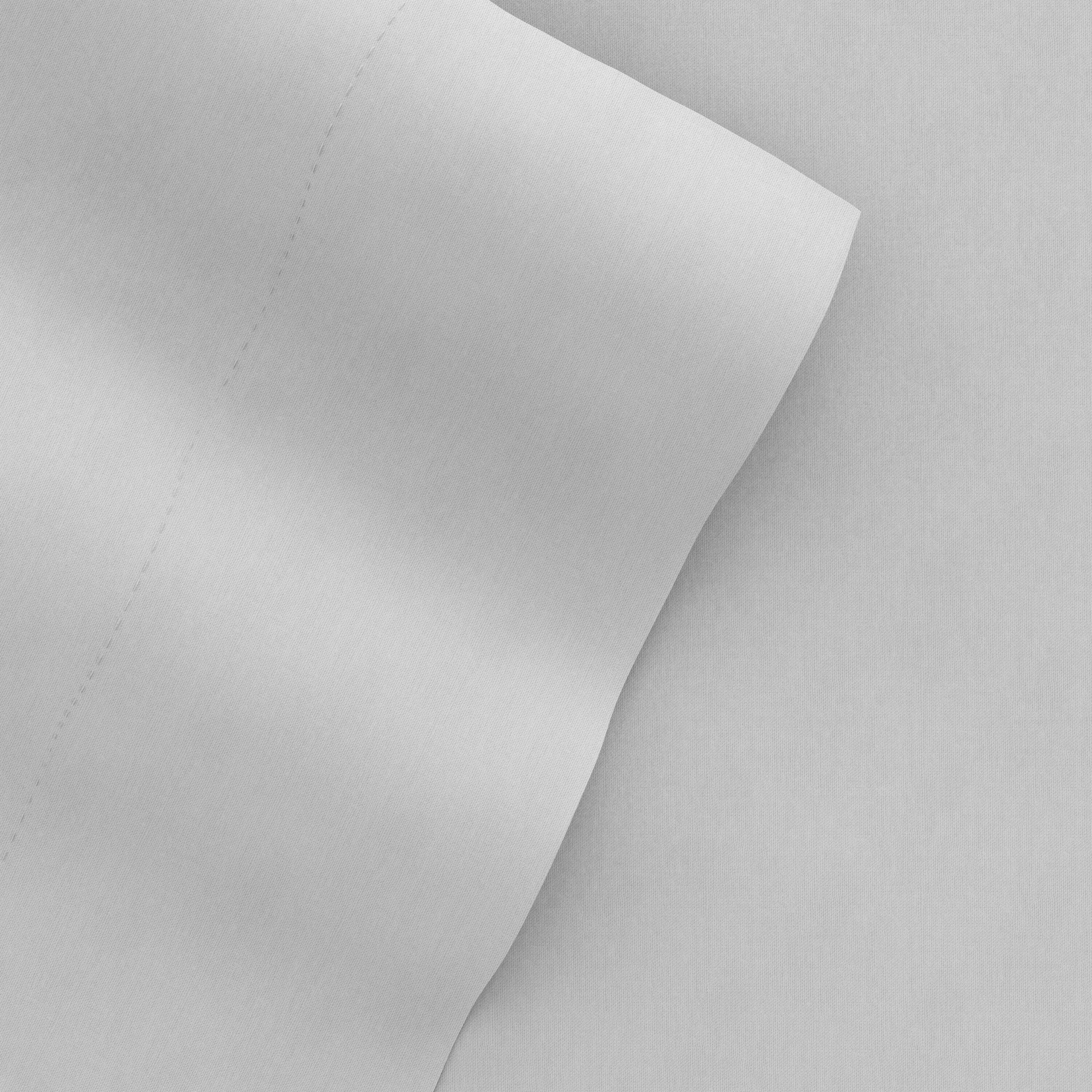 4 Piece Premium Ultra Soft California King Bed Sheet Set, Light Gray, large
