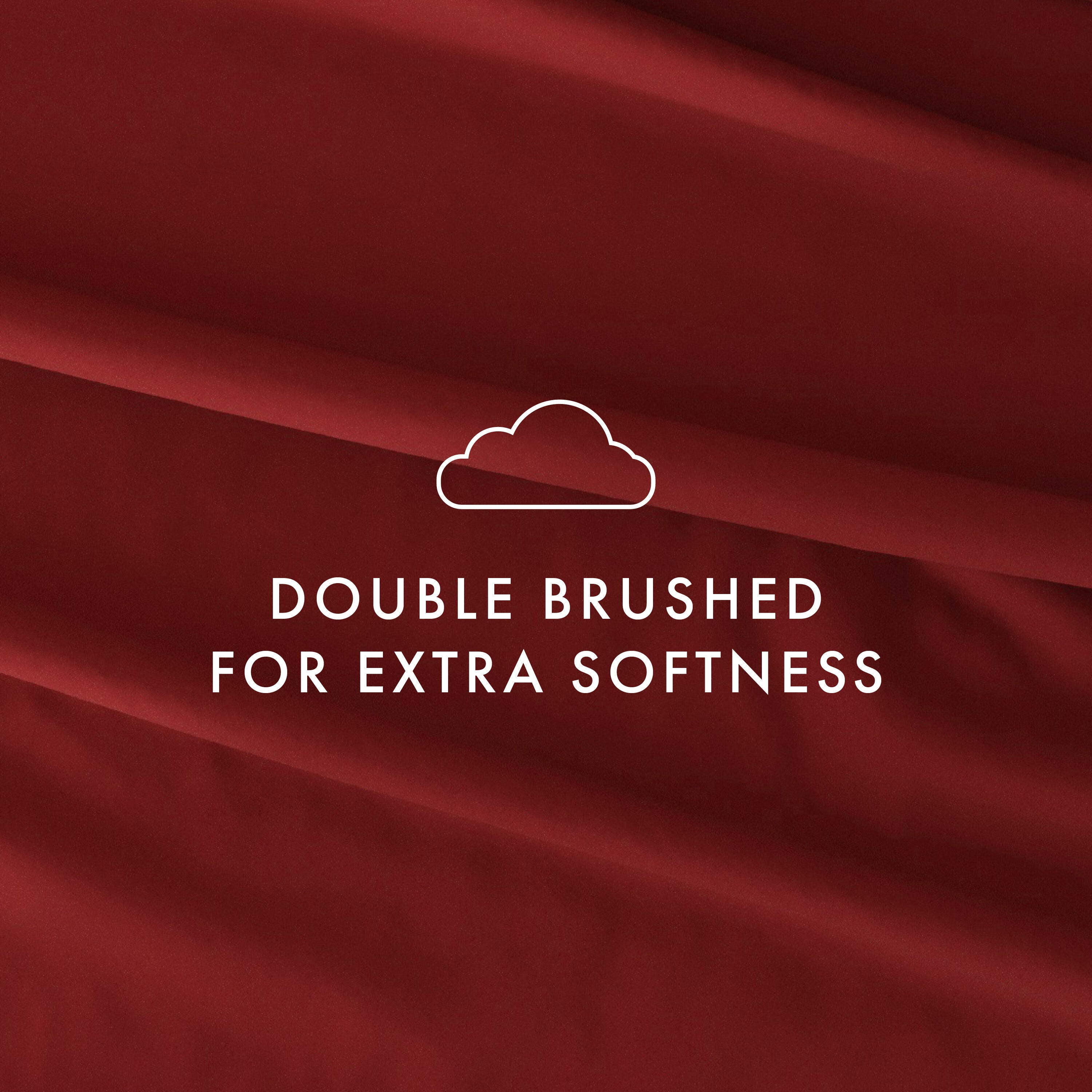 4 Piece Premium Ultra Soft Full Bed Sheet Set, Burgundy, large
