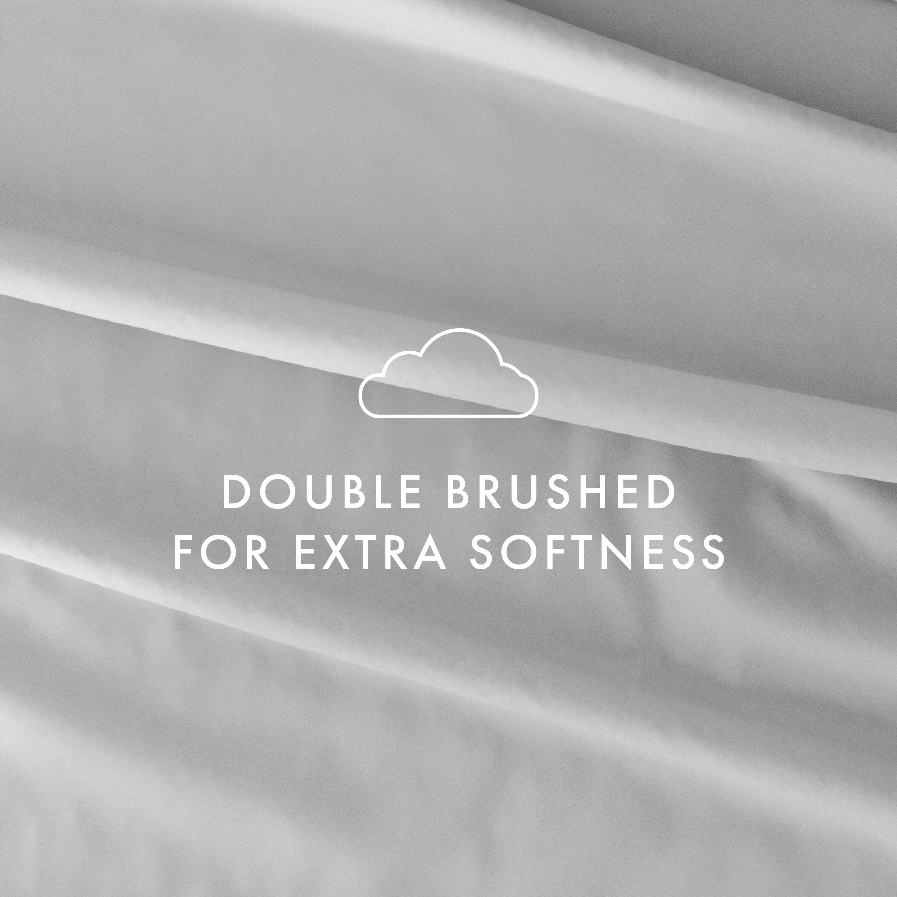 4 Piece Premium Ultra Soft Full Bed Sheet Set, Light Gray, large