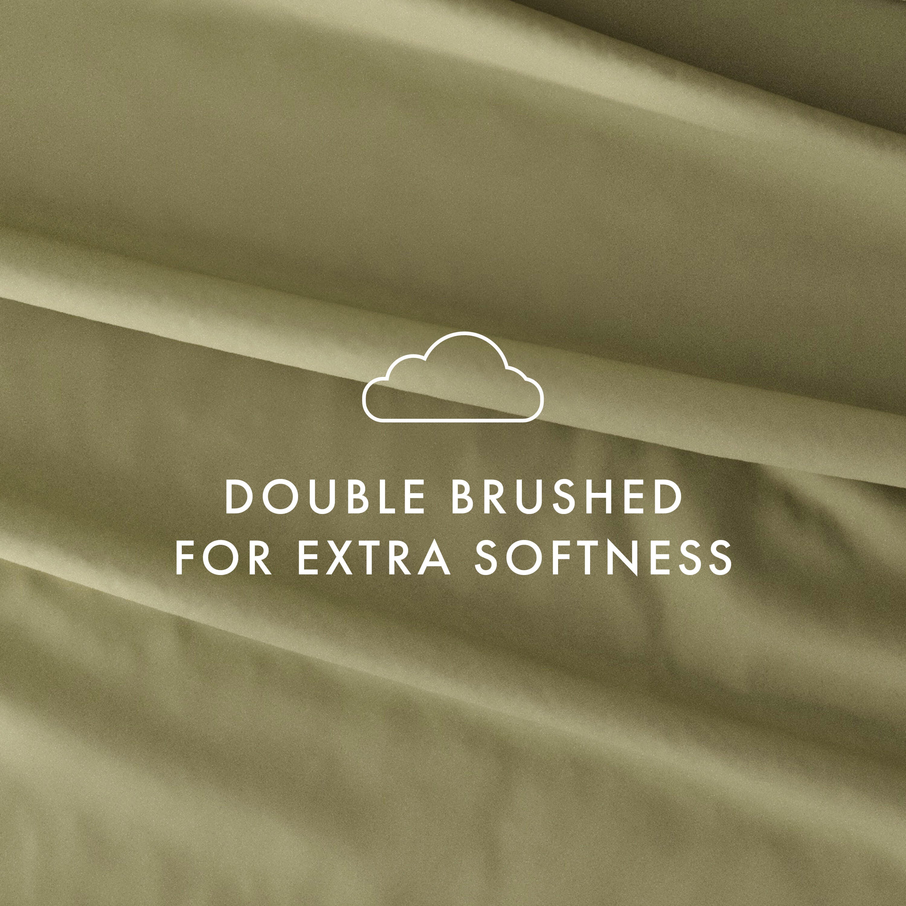 4 Piece Premium Ultra Soft Full Bed Sheet Set, Sage, large
