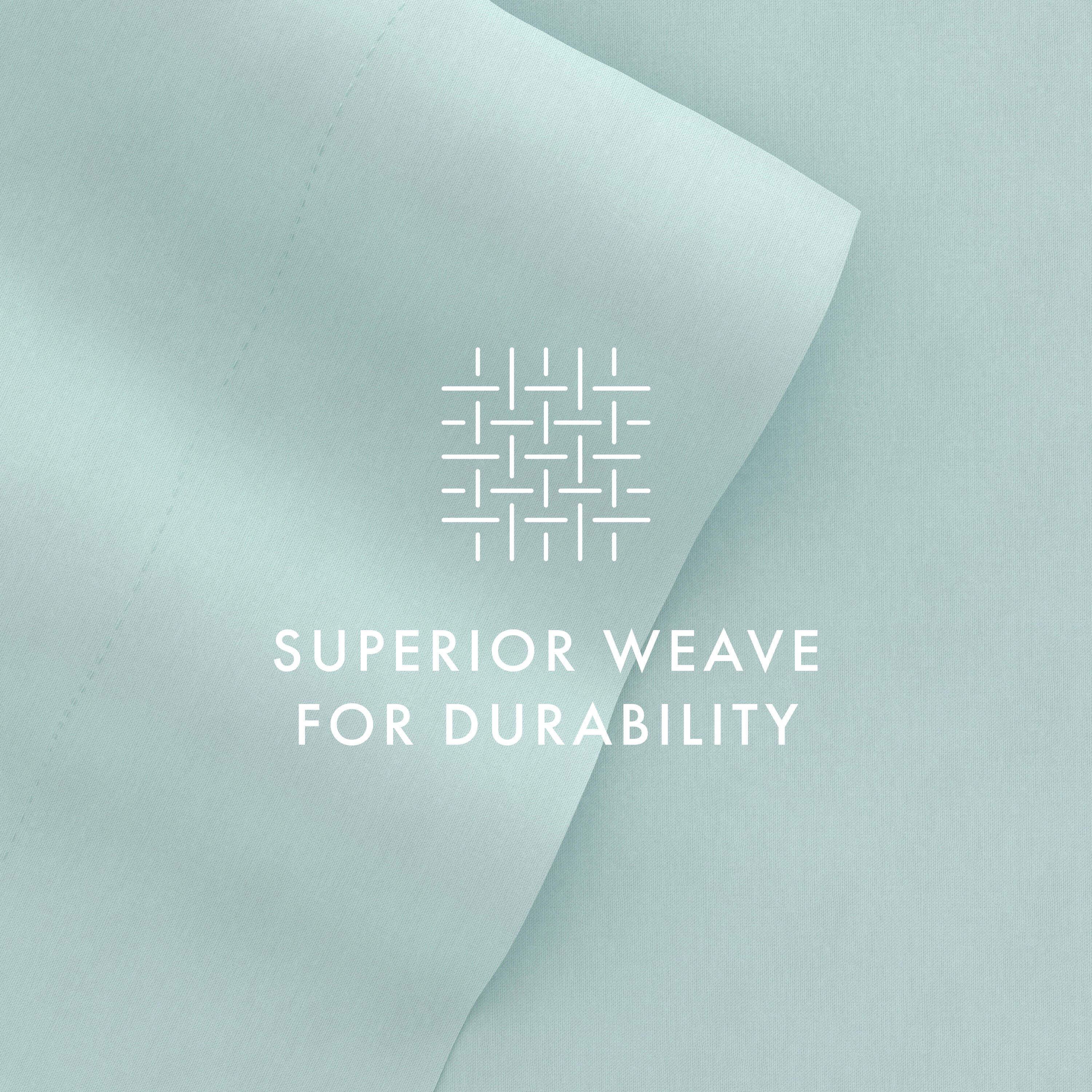4 Piece Premium Ultra Soft King Bed Sheet Set, Aqua, large