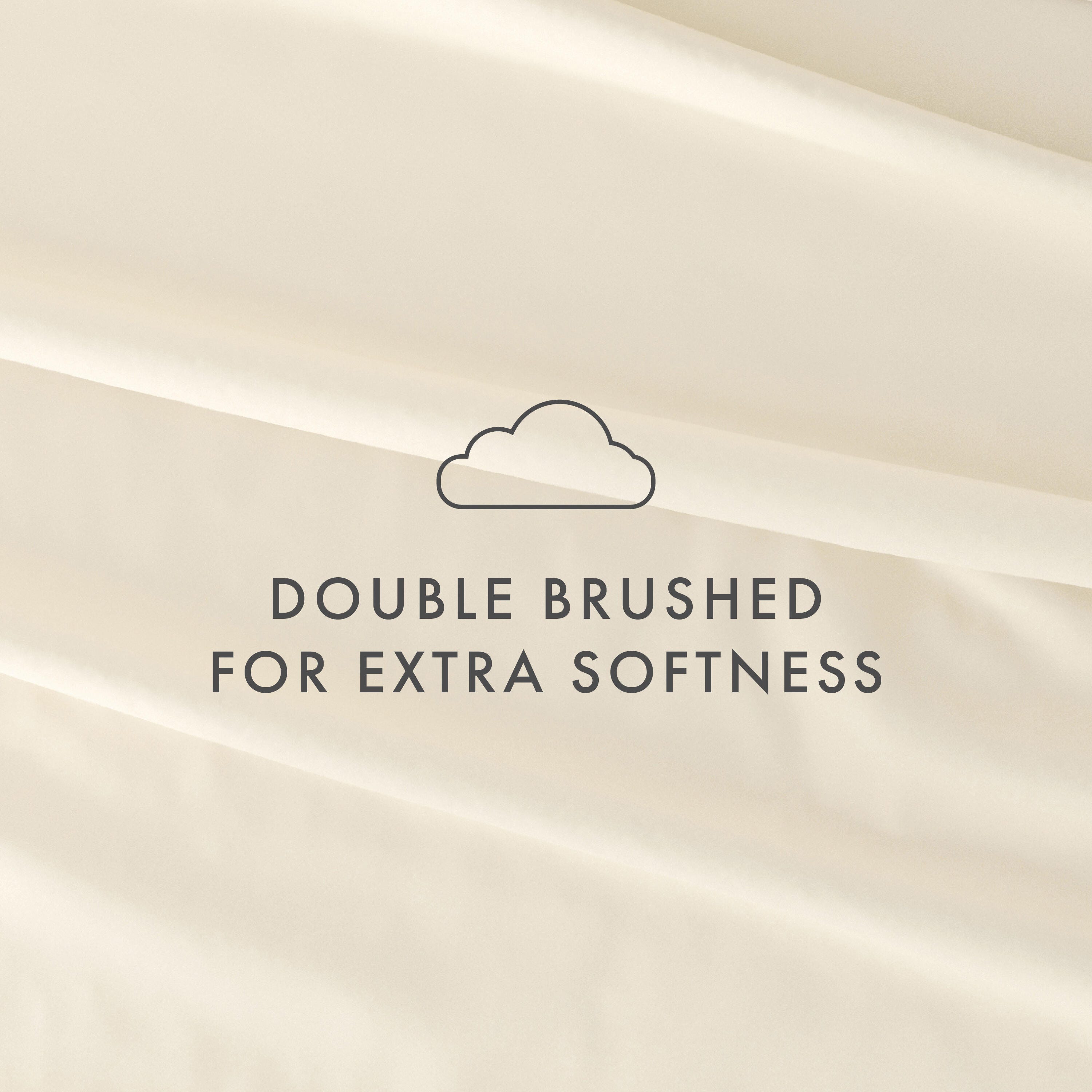 4 Piece Premium Ultra Soft King Bed Sheet Set, Ivory, large
