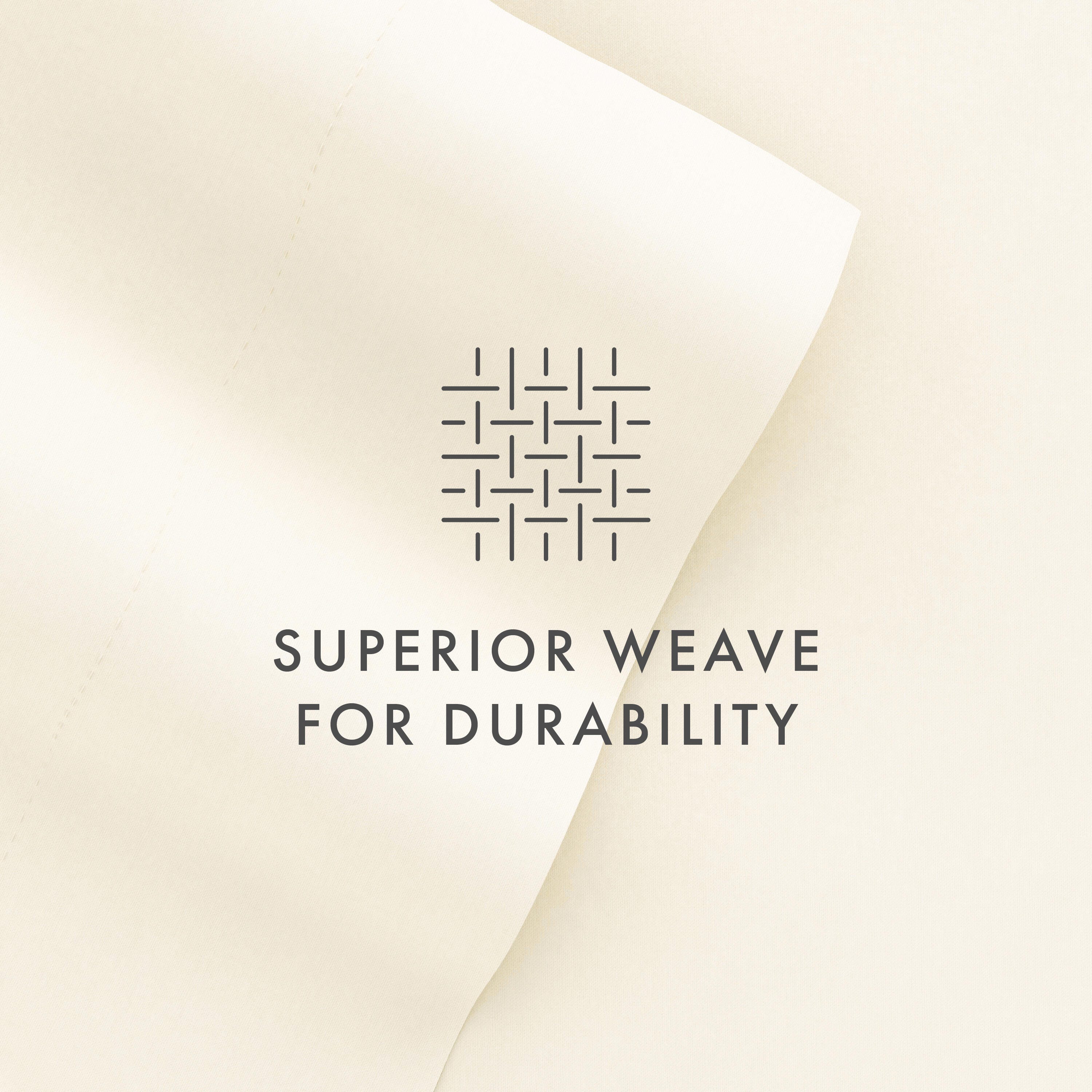 4 Piece Premium Ultra Soft King Bed Sheet Set, Ivory, large