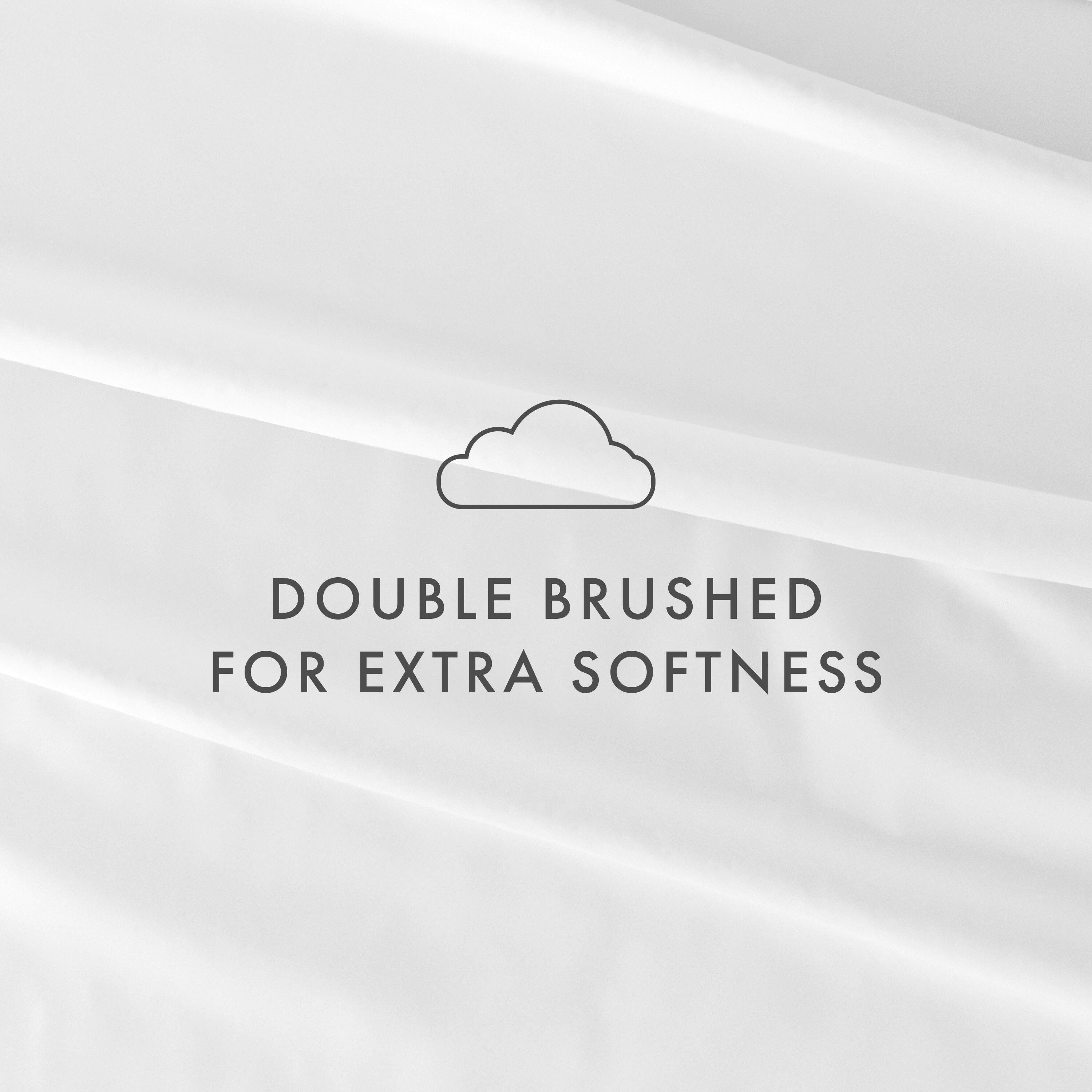 4 Piece Premium Ultra Soft King Bed Sheet Set, White, large