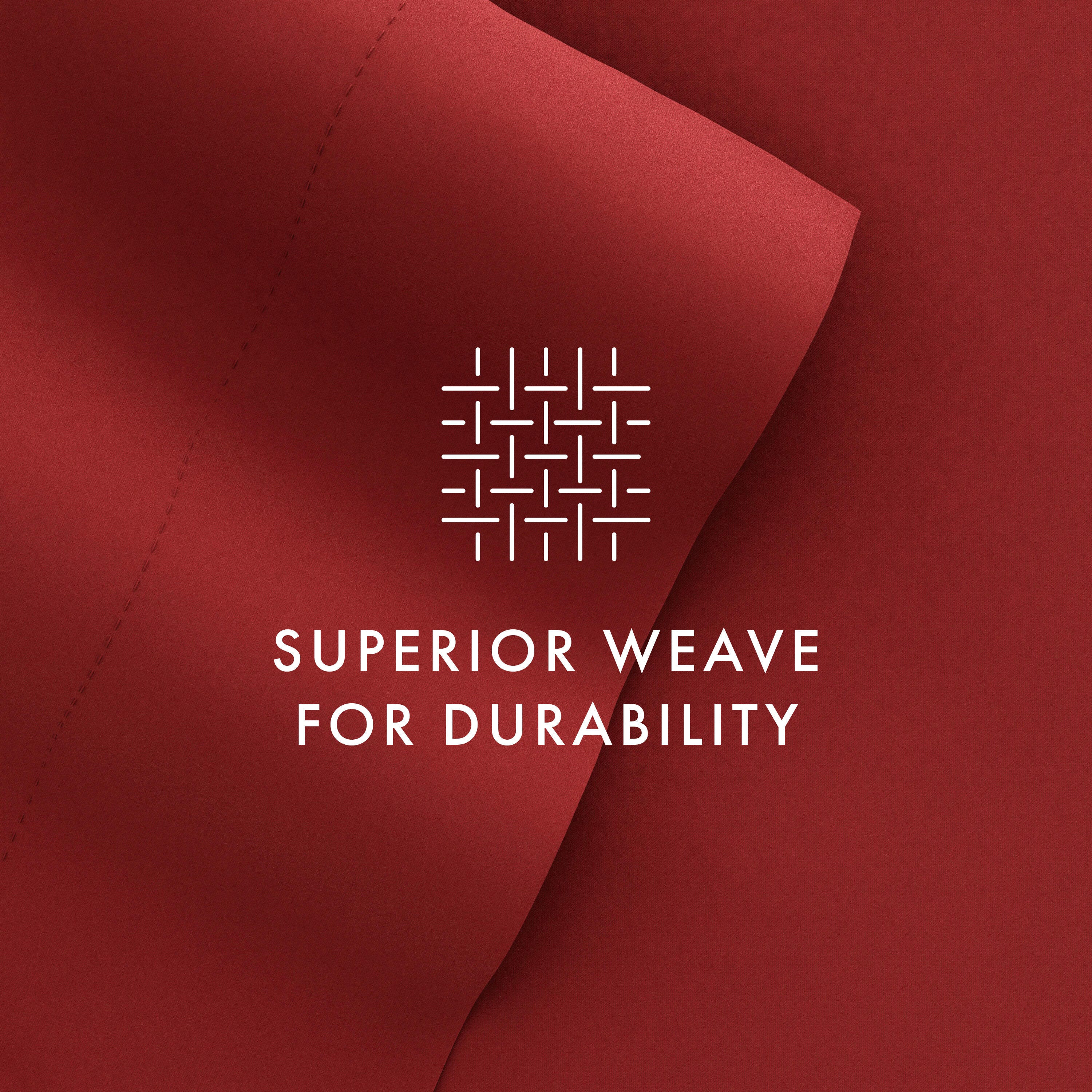 3 Piece Premium Ultra Soft Twin Sheet Set, Burgundy, large