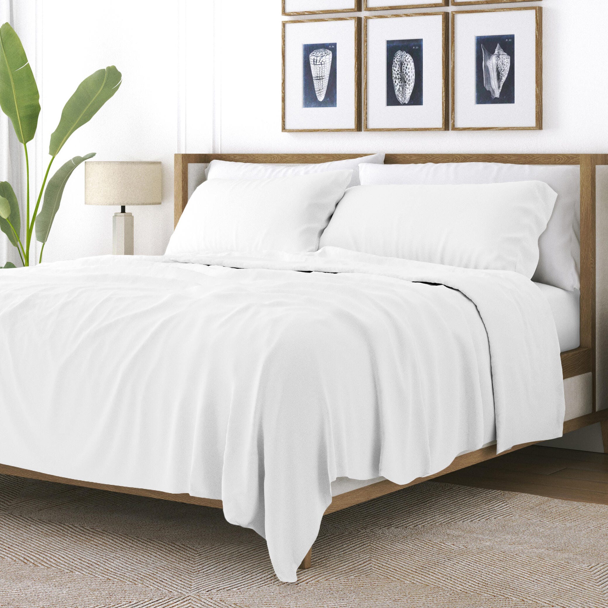 3 Piece Premium Ultra Soft Twin XL Sheet Set, White, large