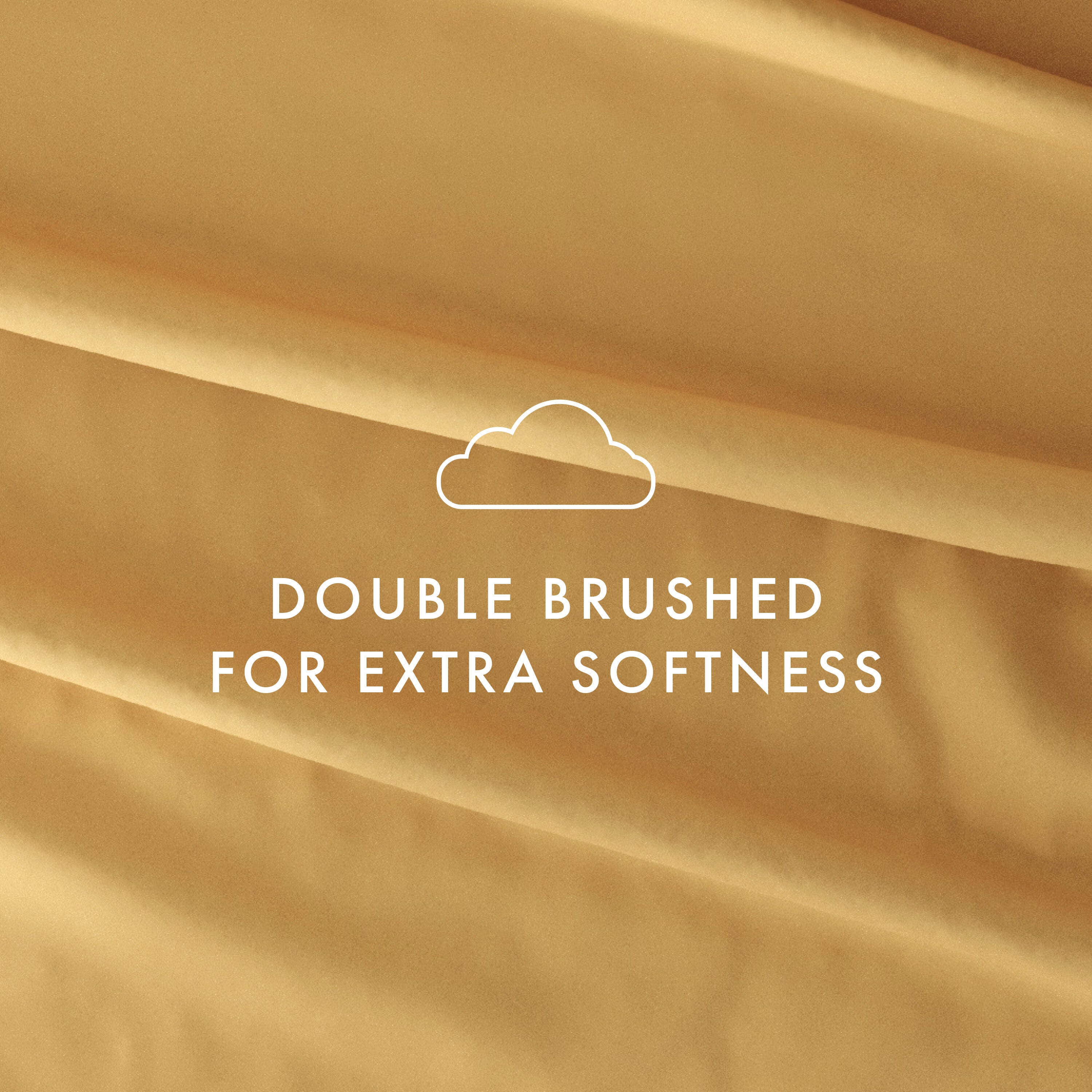 6 Piece Luxury Ultra Soft California King Bed Sheet Set, Gold, large