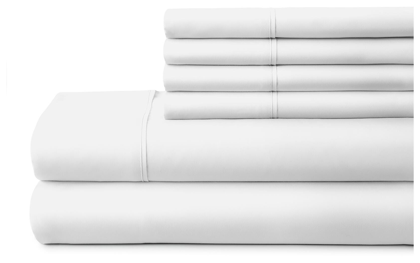 3 Piece Luxury Ultra Soft Twin Sheet Set, White, large