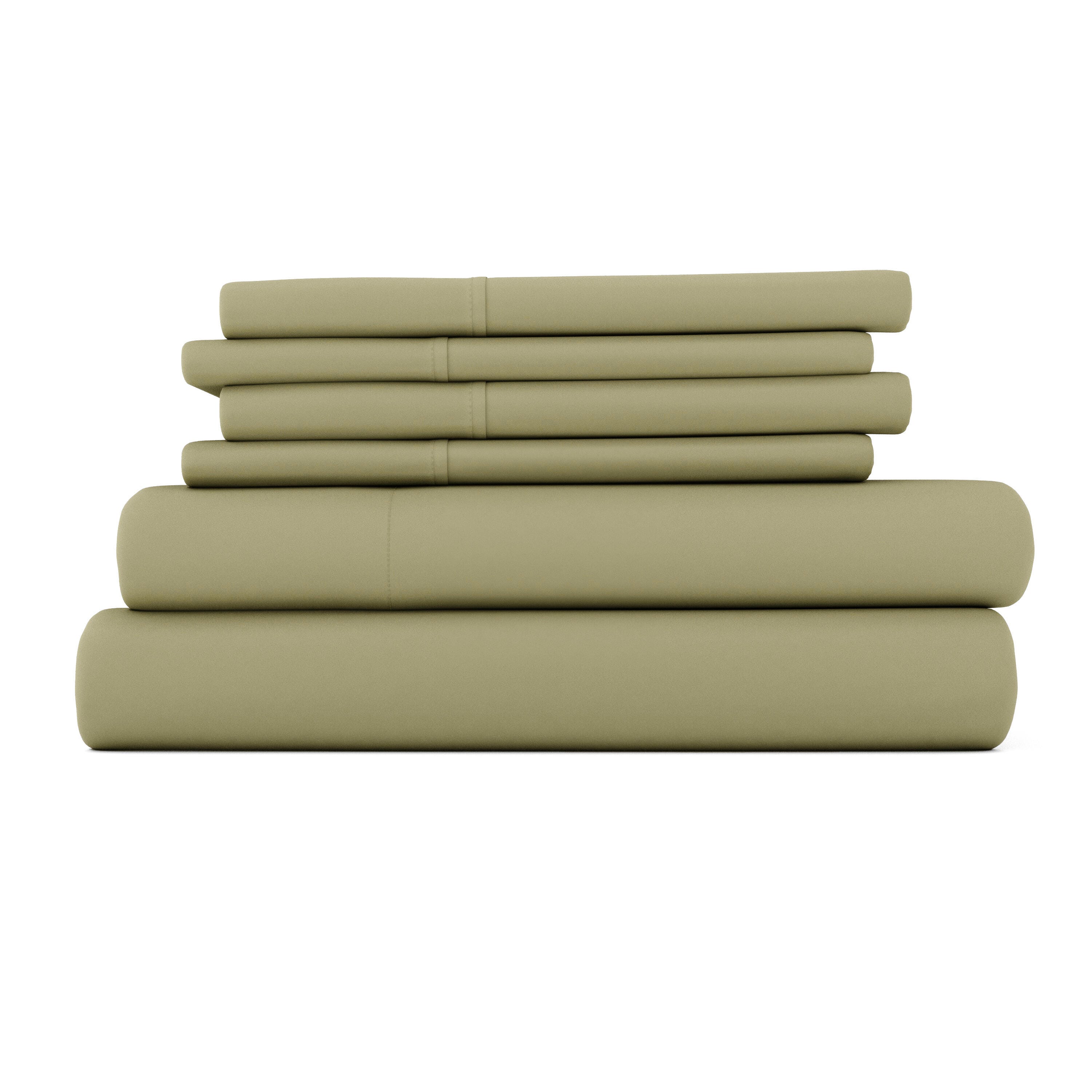 3 Piece Luxury Ultra Soft Twin XL Sheet Set, Sage, large