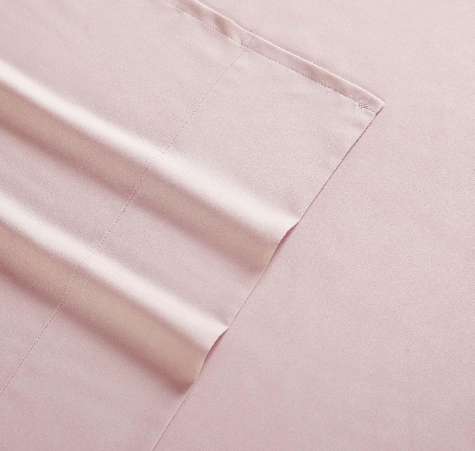 Microfiber Truly Soft Twin Sheet Set, Blush Pink, large