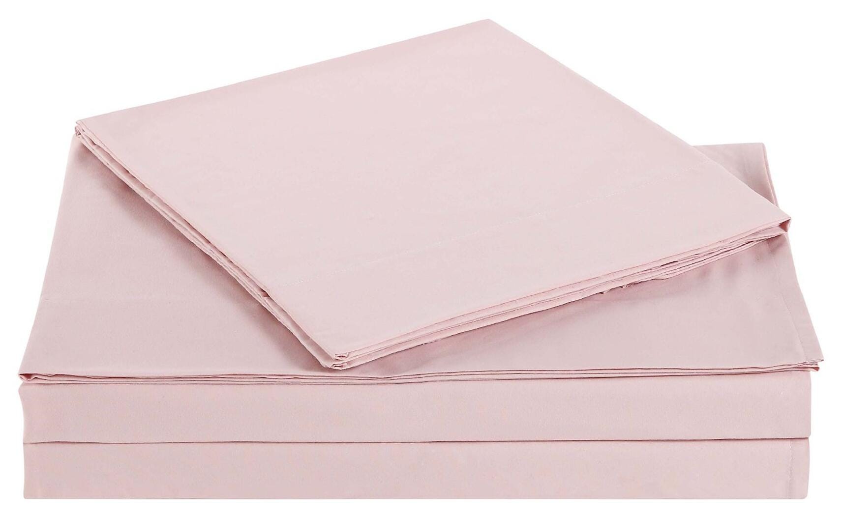 Microfiber Truly Soft Queen Sheet Set, Blush Pink, large