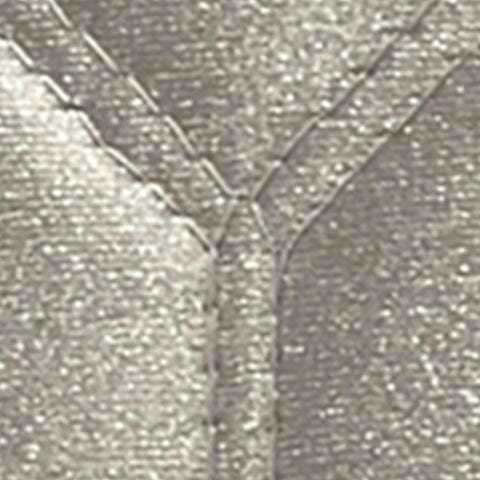 J.Queen New York Satinique Silver Full/Queen Coverlet, Sterling, large