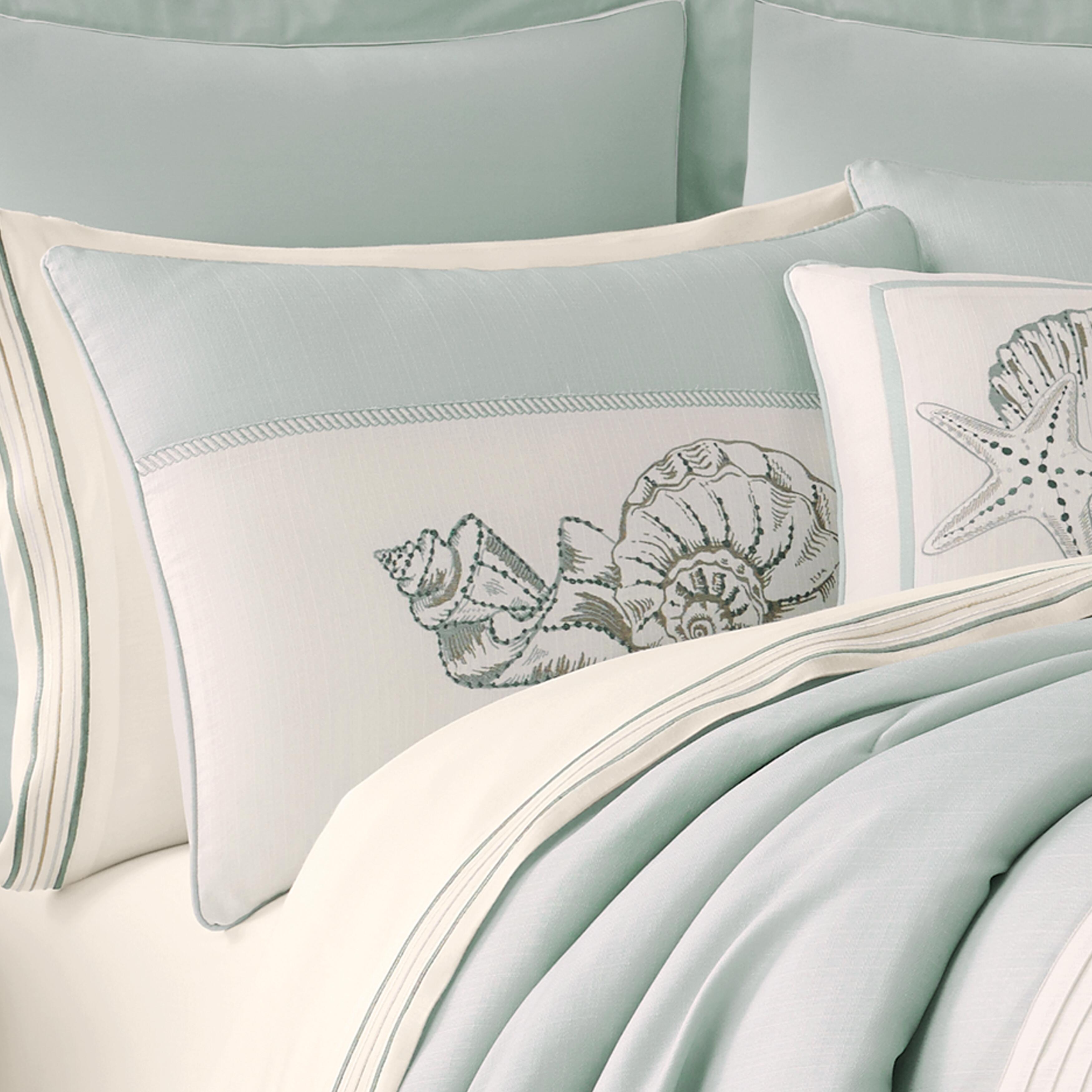 Royal Court Water's Edge 4-Piece Comforter Set, Aqua, large