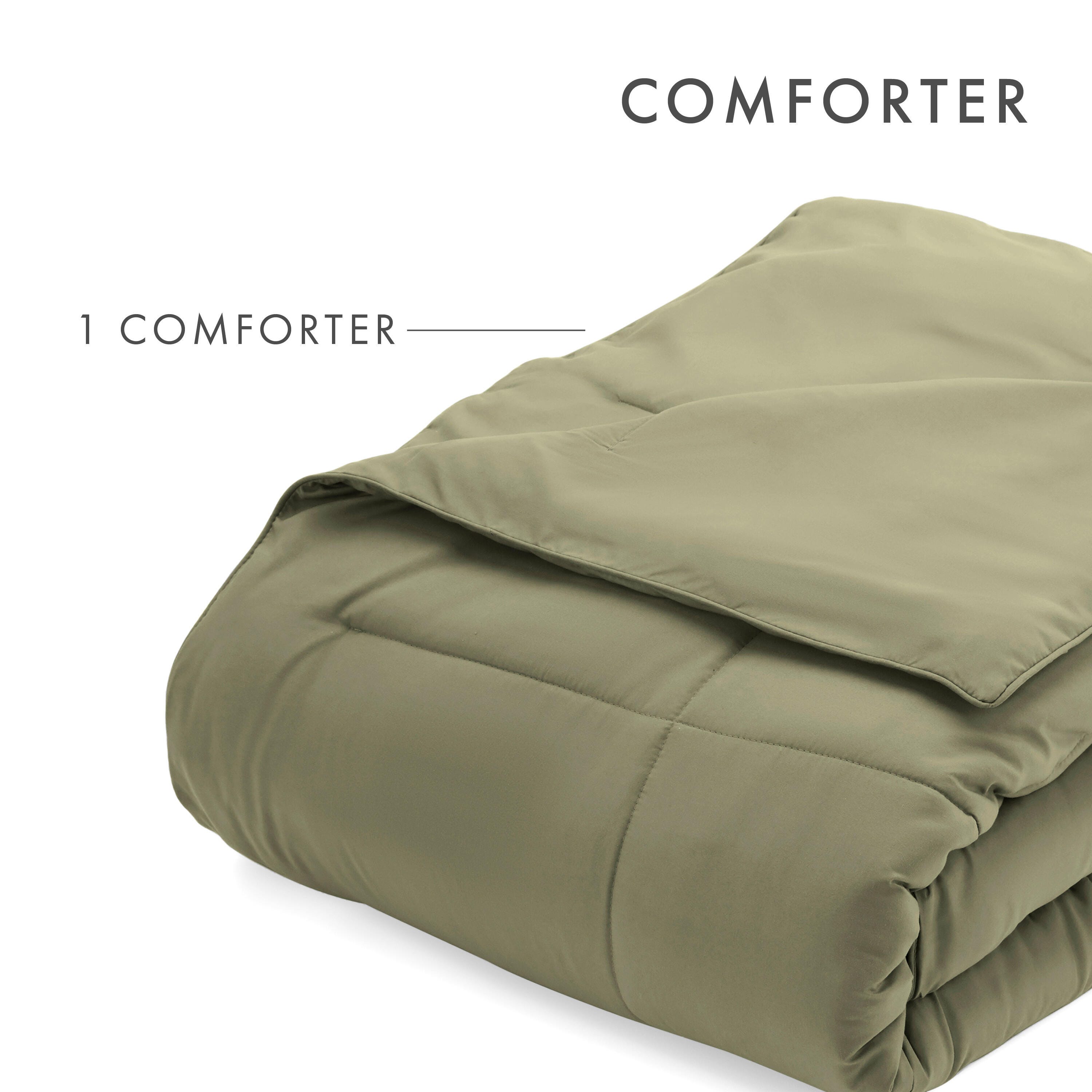 Microfiber King/California King Premium Down Alternative Comforter, Sage, large